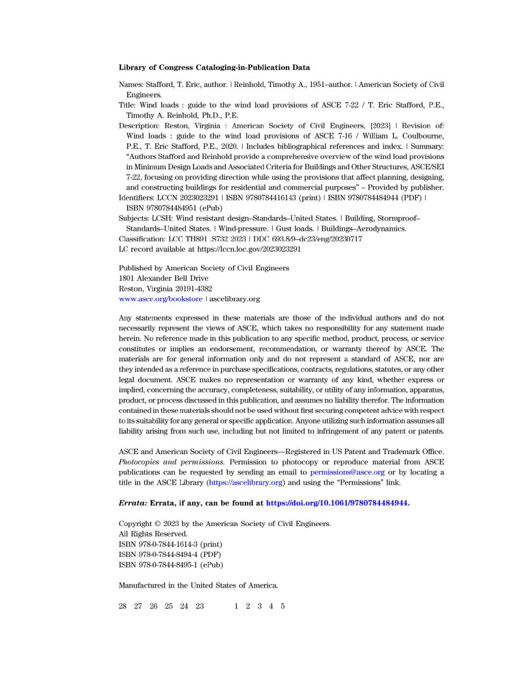 Cover preview — Wind Loads Guide to the Wind Load Provisions of ASCE 7-22 — Page 5