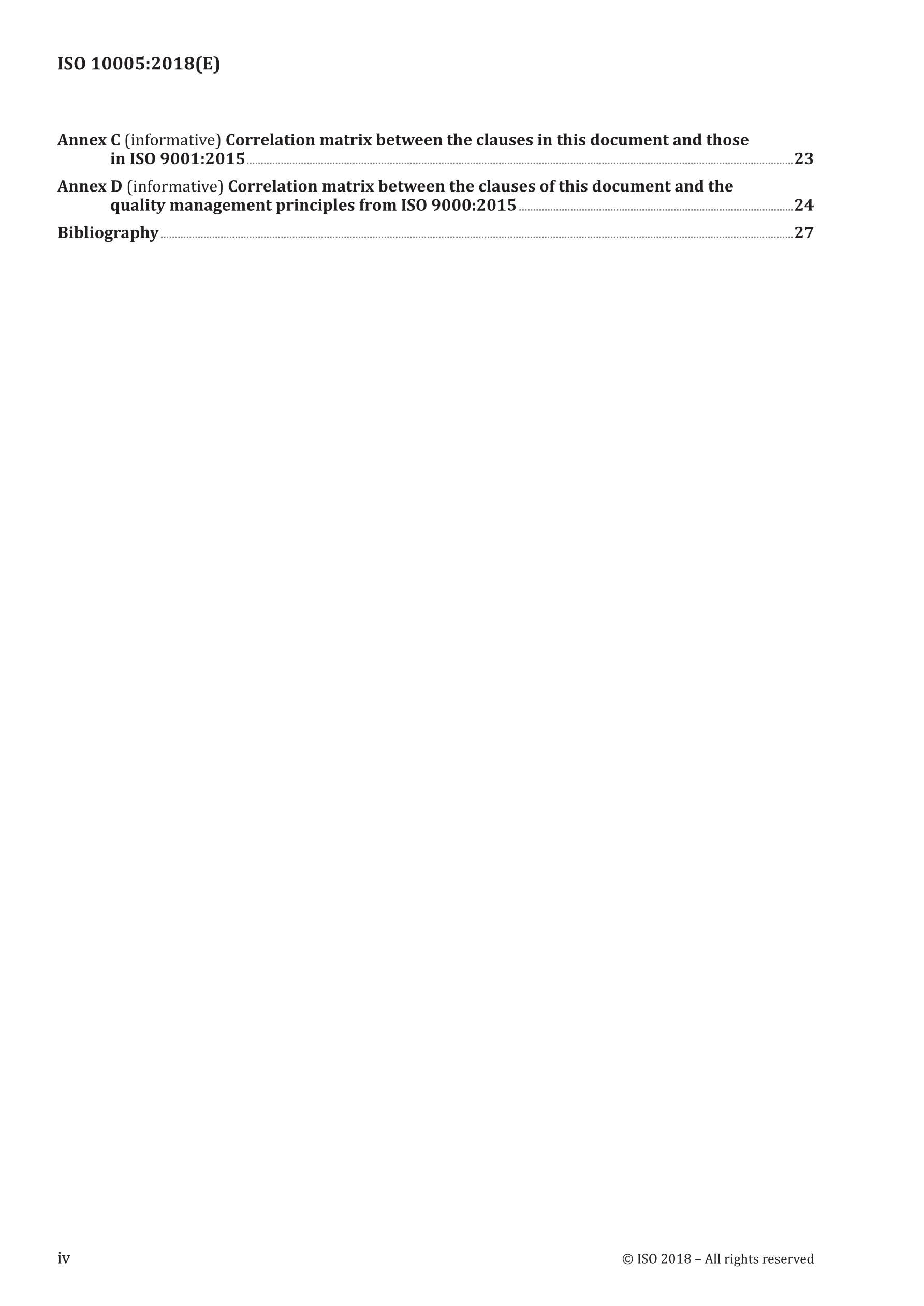 Cover preview — ISO 10005:2018 Quality Management — Guidelines for Quality Plans — Page 4