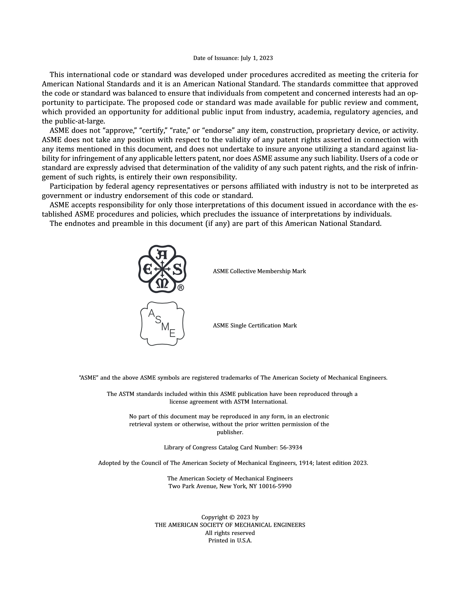 Cover preview — ASME BPVC.V-2023 Boiler and Pressure Vessel Code, Section V: Nondestructive Examination — Page 4