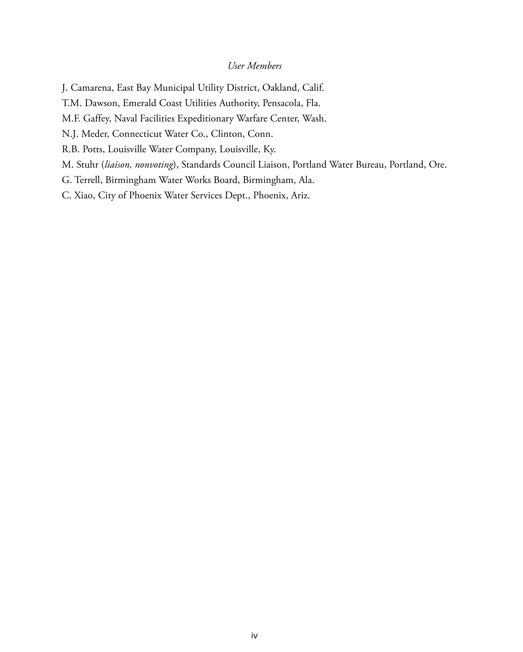 Cover preview — AWWA D100-21 Welded Steel Tanks for Water Storage — Page 4