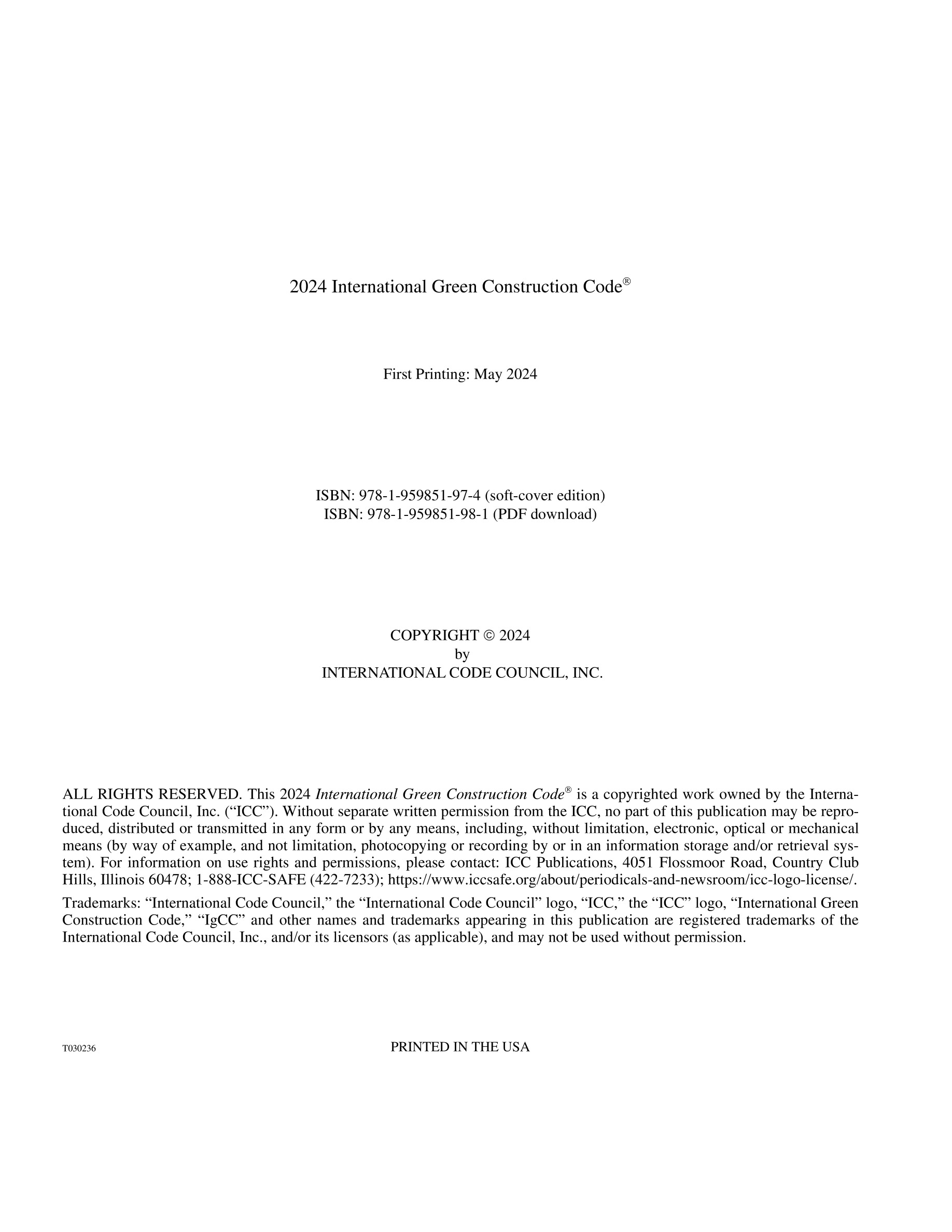 Cover preview — 2024 International Green Construction Code ICC IGCC — Page 3
