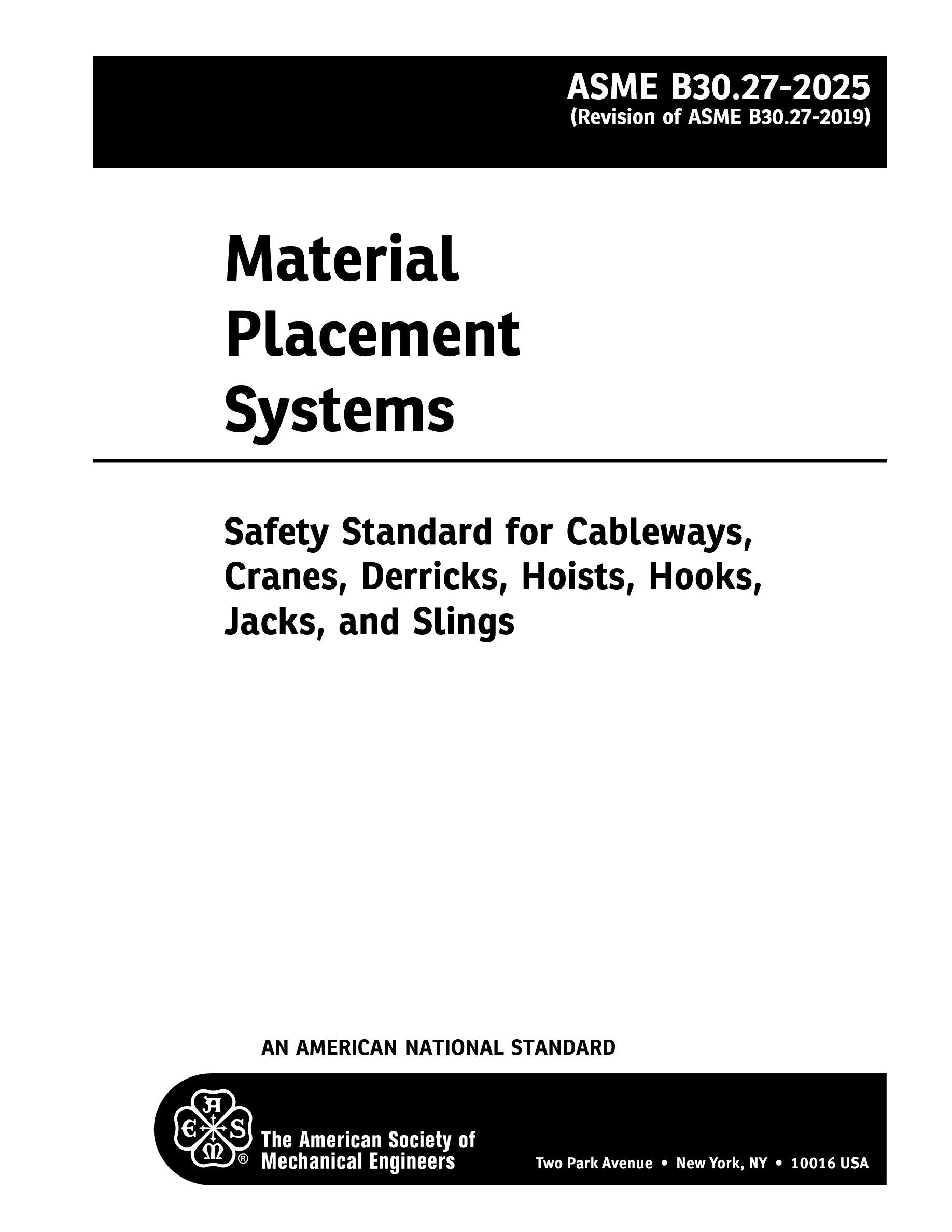 Cover preview — ASME B30.27-2025 Material Placement Systems — Page 2
