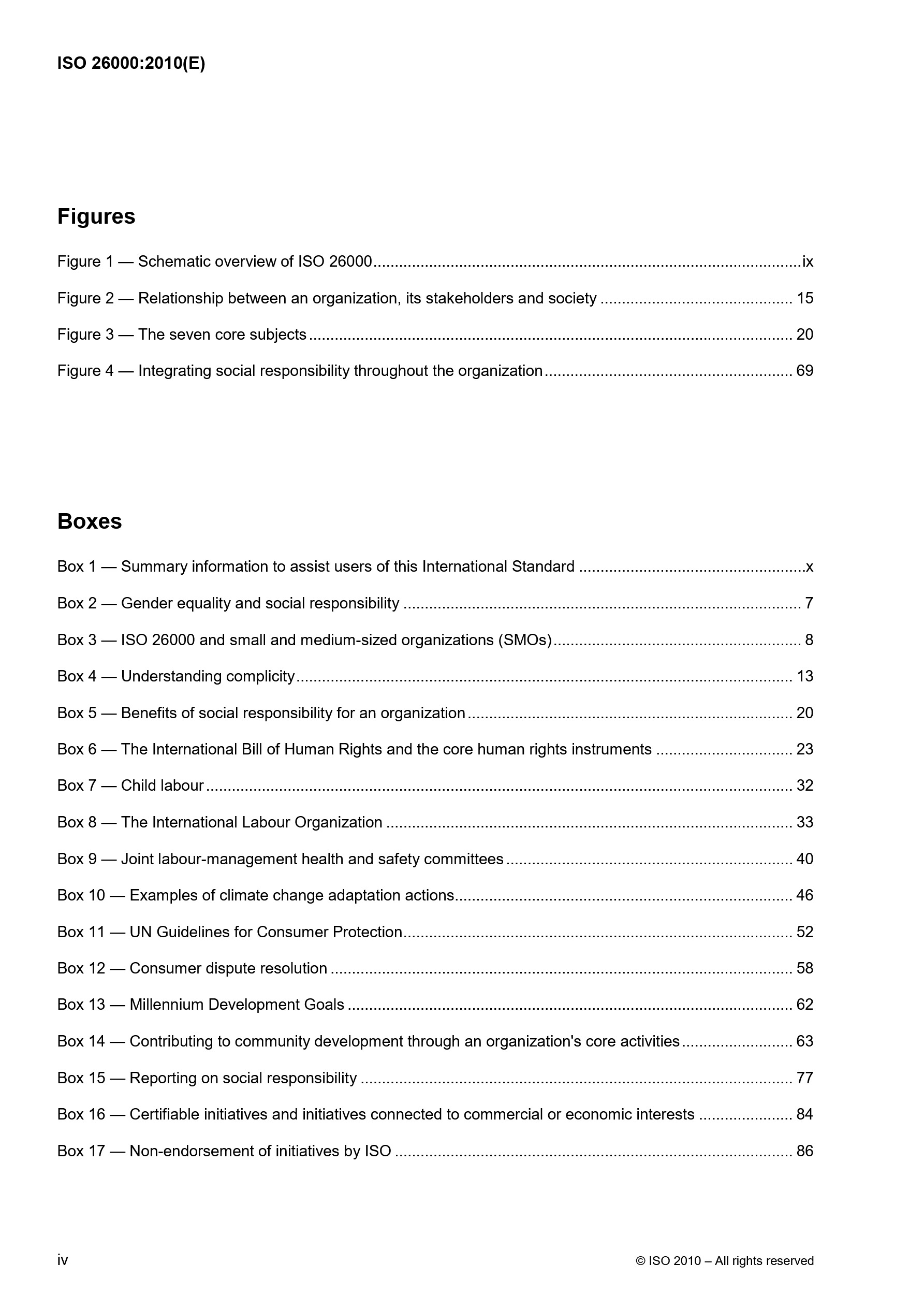 Cover preview — ISO 26000:2010 Guidance on social responsibility — Page 4