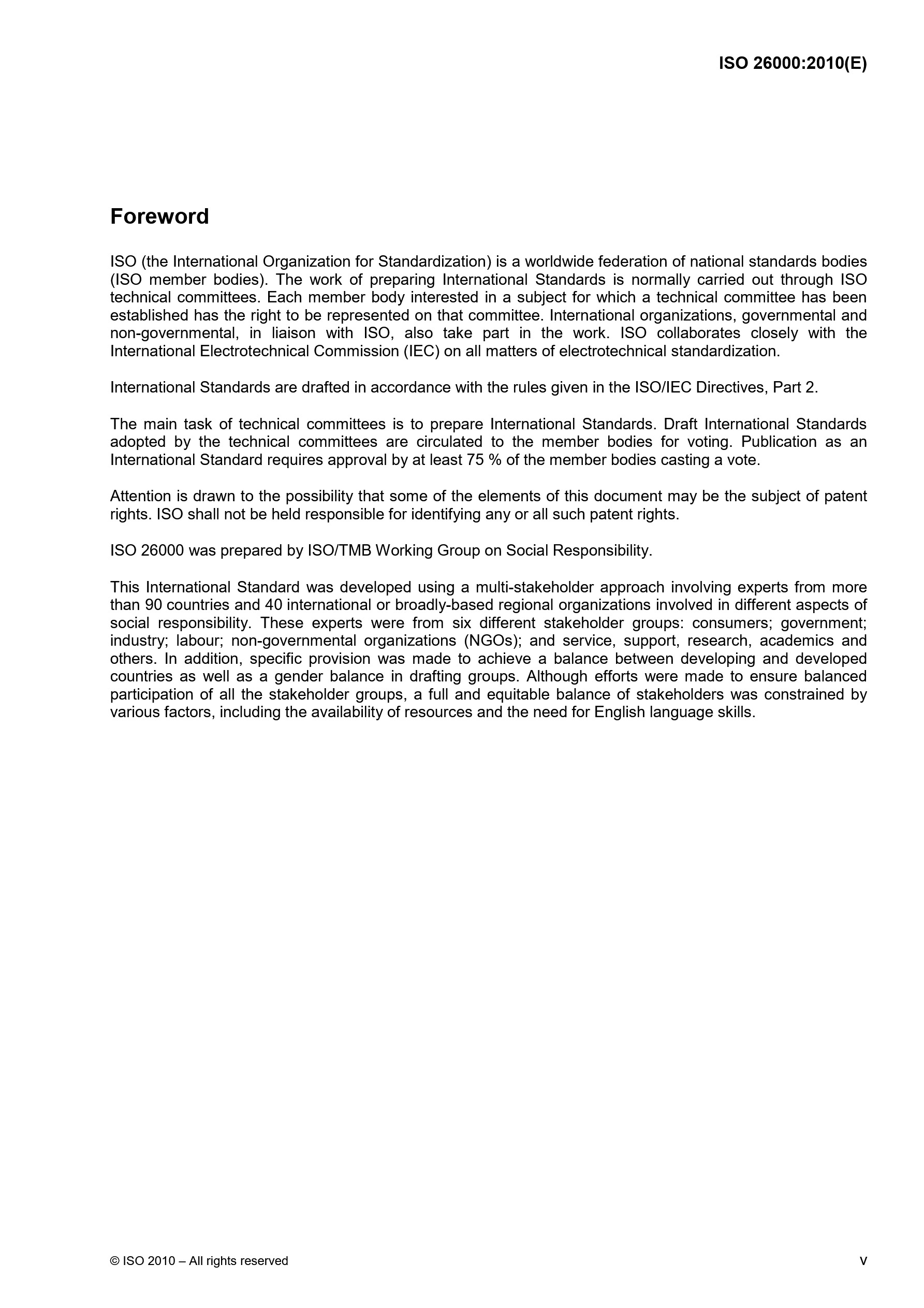Cover preview — ISO 26000:2010 Guidance on social responsibility — Page 5