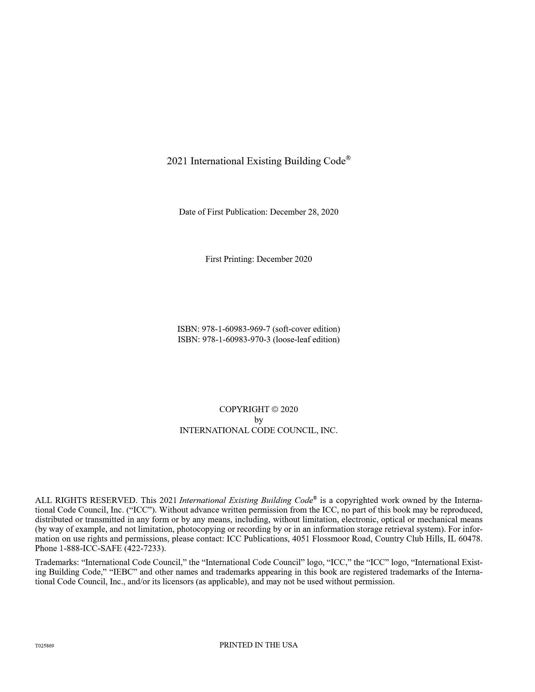 Cover preview — 2021 International Existing Building Code — Page 3