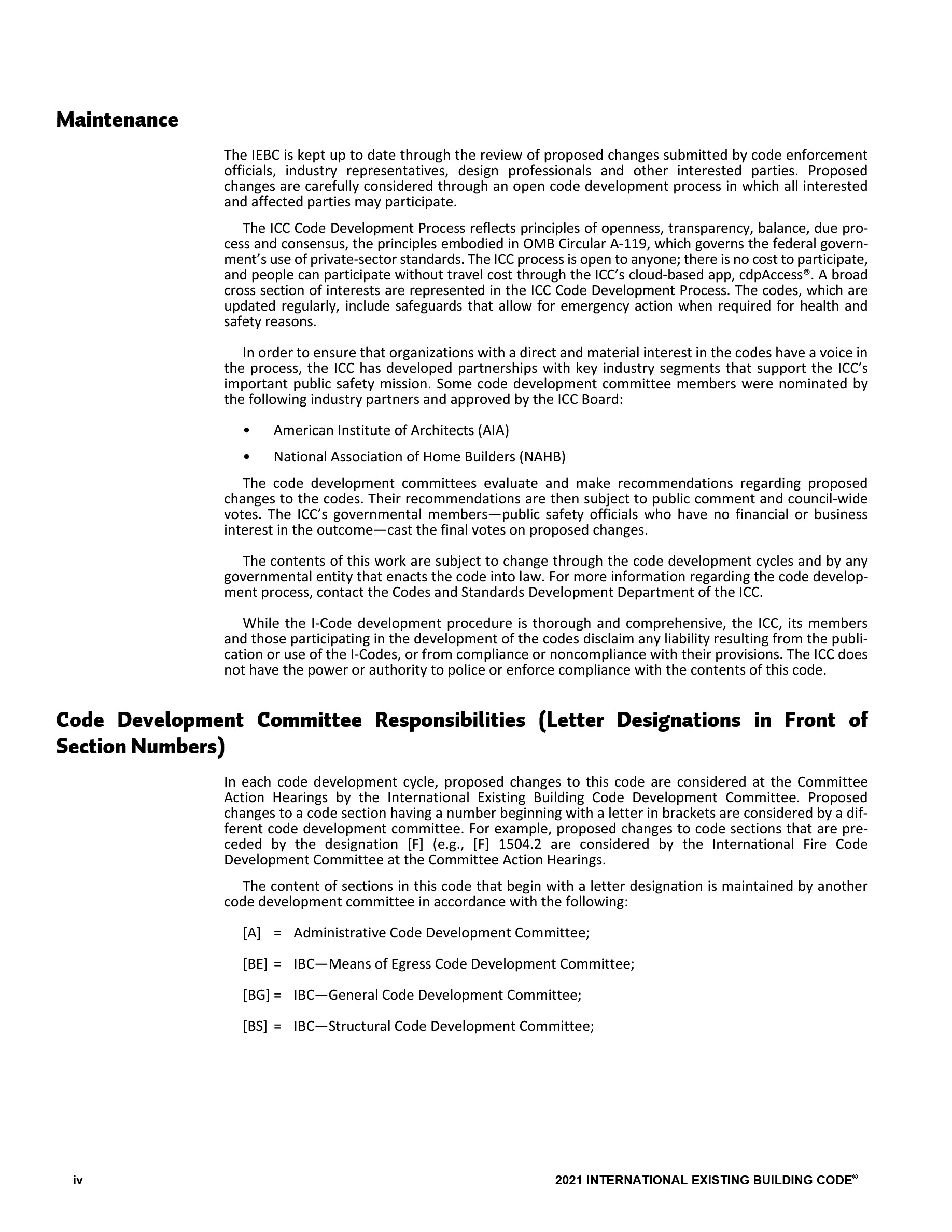 Cover preview — 2021 International Existing Building Code — Page 5