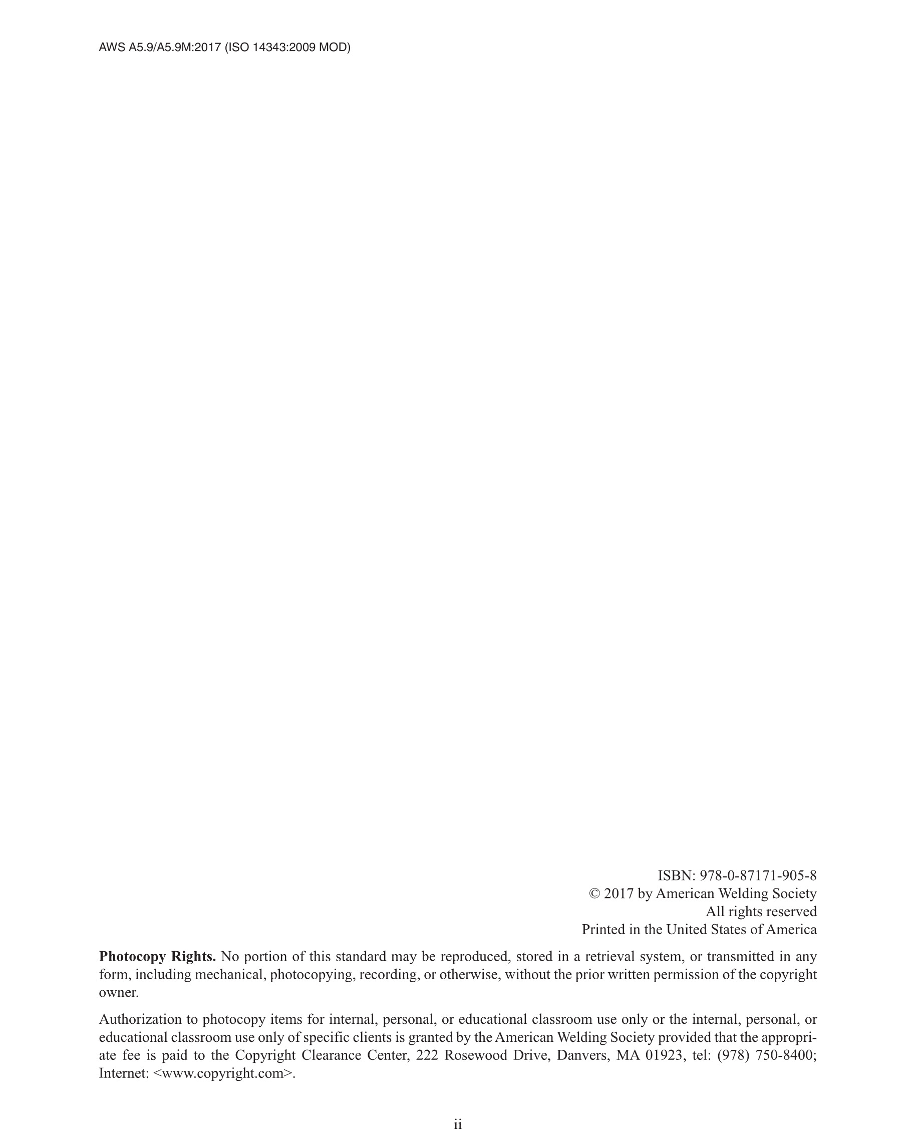 Cover preview — AWS A5.9/A5.9M Specification for Bare Stainless Steel Welding Electrodes and Rods — Page 3