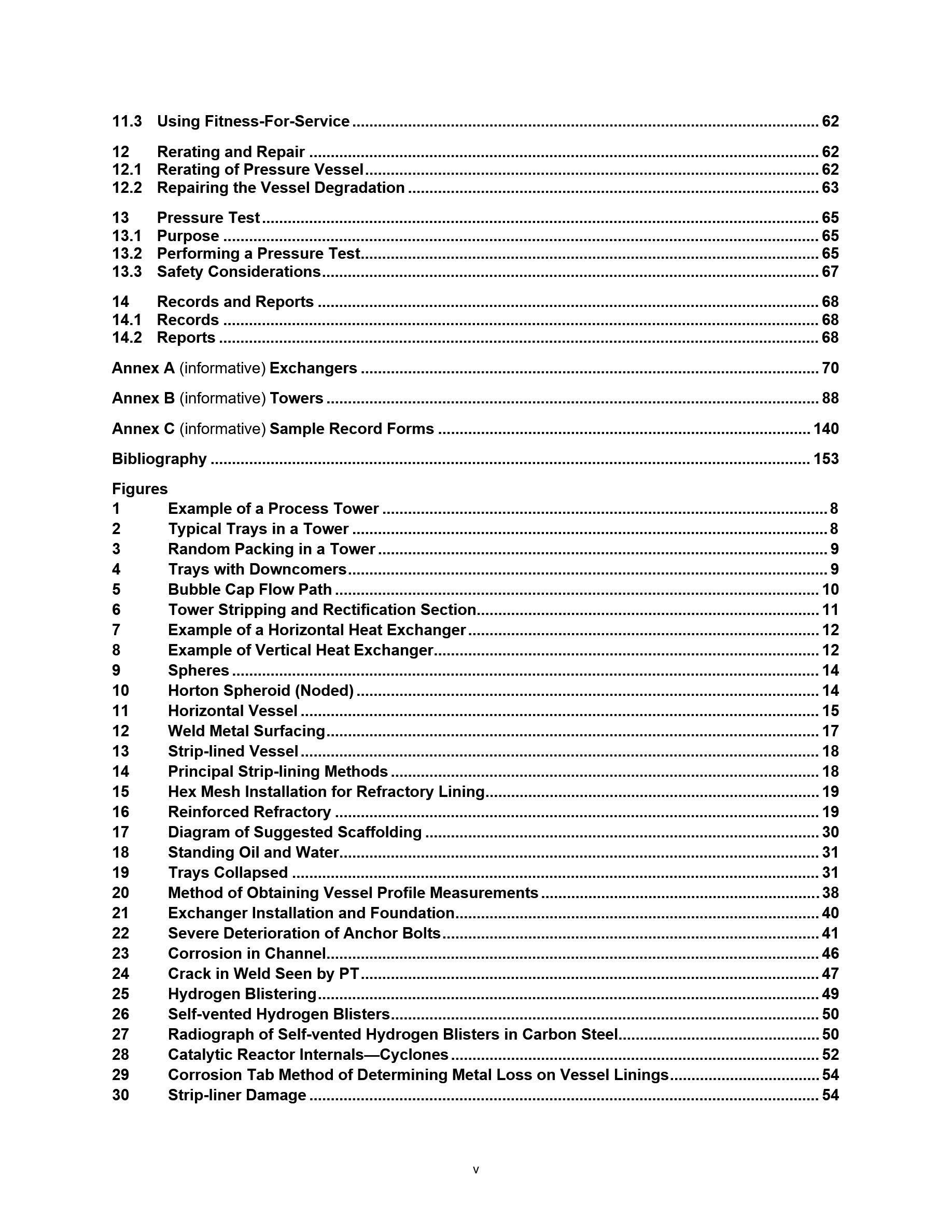 Cover preview — API RP 572 Inspection Practices for Pressure Vessels, Fifth Edition — Page 5