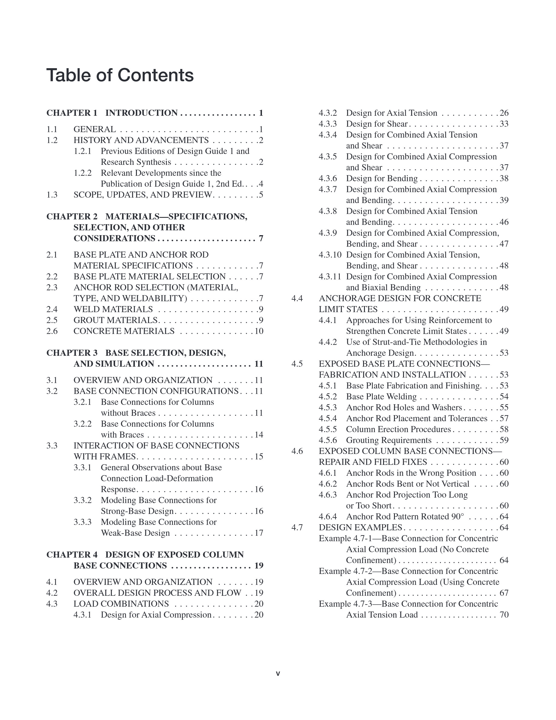 Cover preview — AISC D801-24 Design Guide 1: Base Connection Design for Steel Structures, 3rd Edition — Page 7