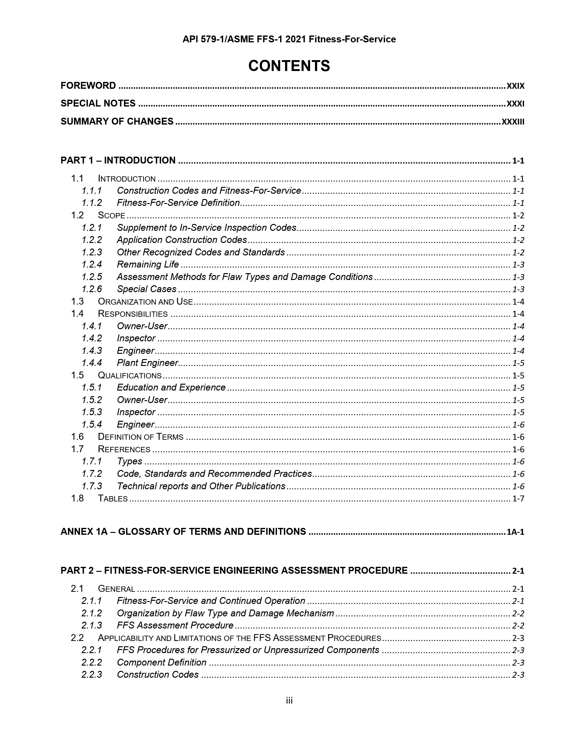 Cover preview — API 579-1/ASME FFS-1-2021 Fitness-For-Service — Page 5