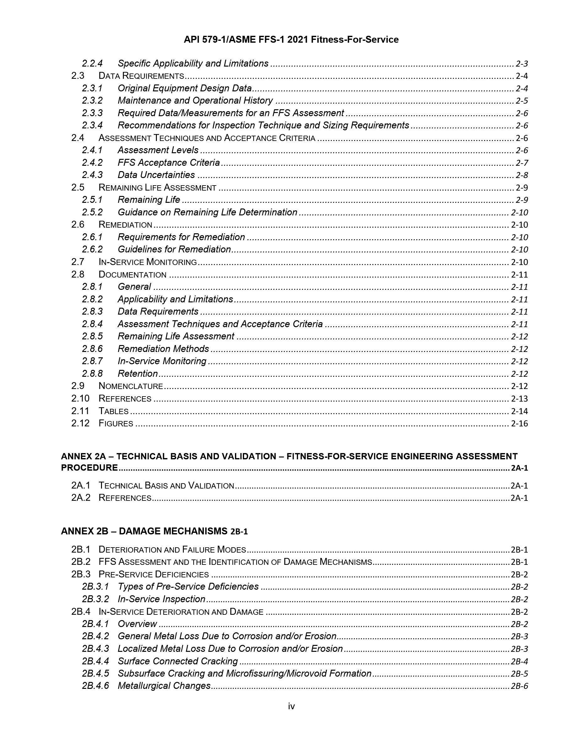 Cover preview — API 579-1/ASME FFS-1-2021 Fitness-For-Service — Page 6