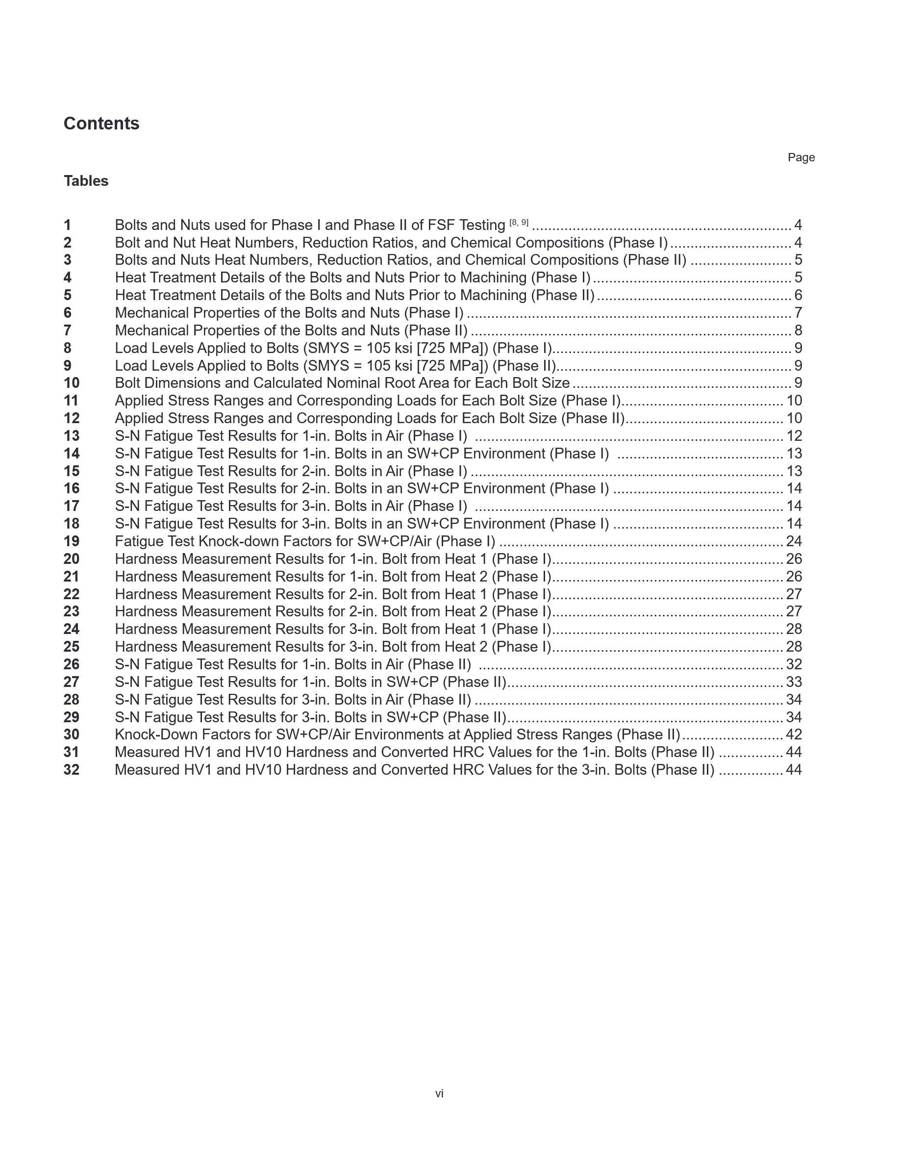 Cover preview — API TR 21TR2 S-N Fatigue Design and Test Data for Low-Alloy Steel Bolts, Second Edition — Page 6