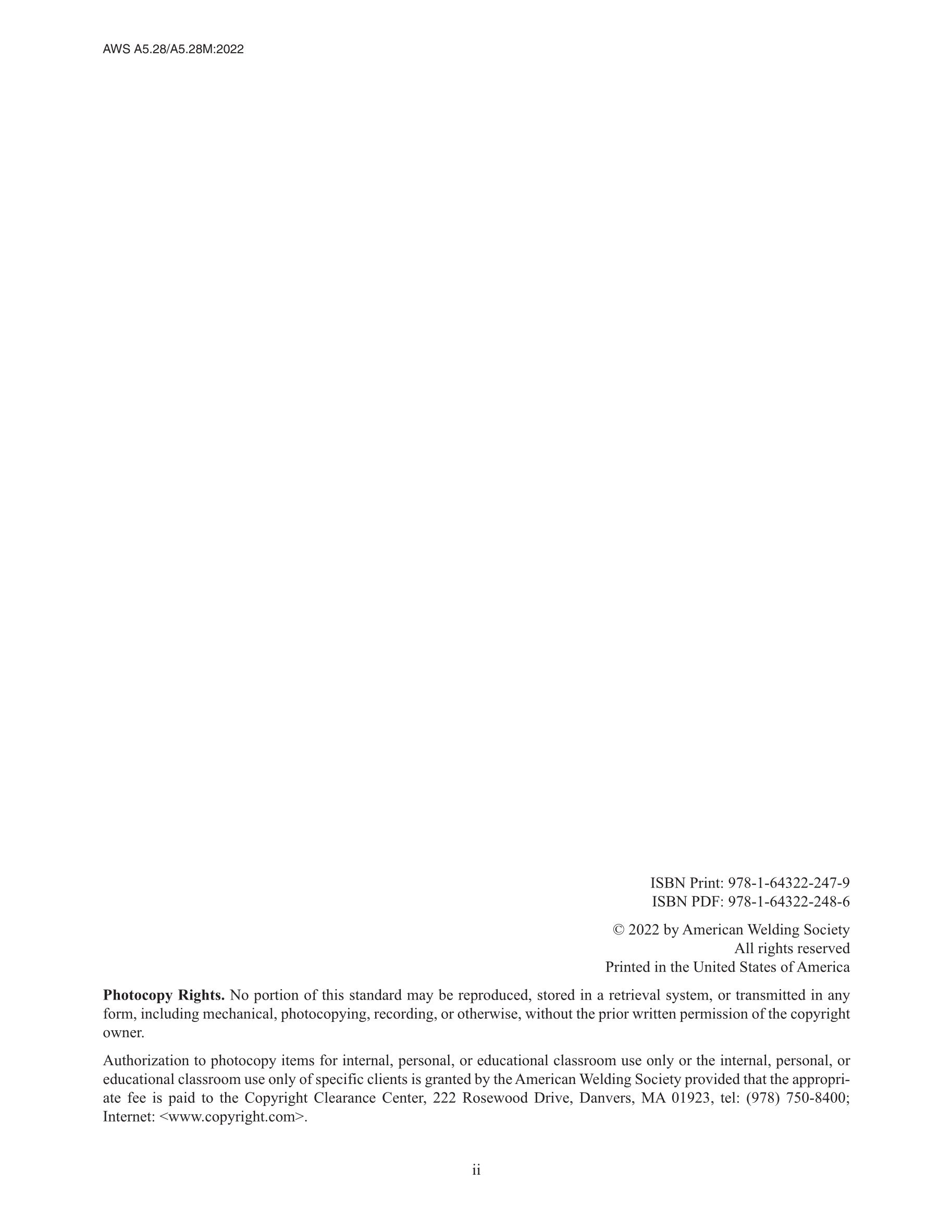 Cover preview — AWS A5.28/A5.28M Specification for Low-Alloy Steel Electrodes and Rods for Gas Shielded Arc Welding — Page 3