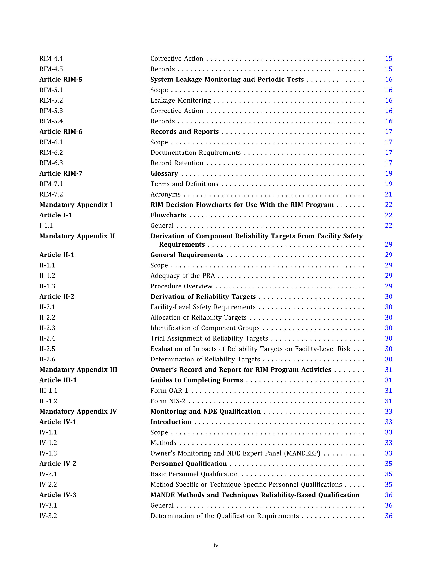Cover preview — ASME BPVC.XI.2-2025 Section XI, Rules for Inservice Inspection of Nuclear Reactor Facility Components, Division 2, Requirements for Reliability and Integrity Management (RIM) Programs for Nuclear Reactor Facilities — Page 6