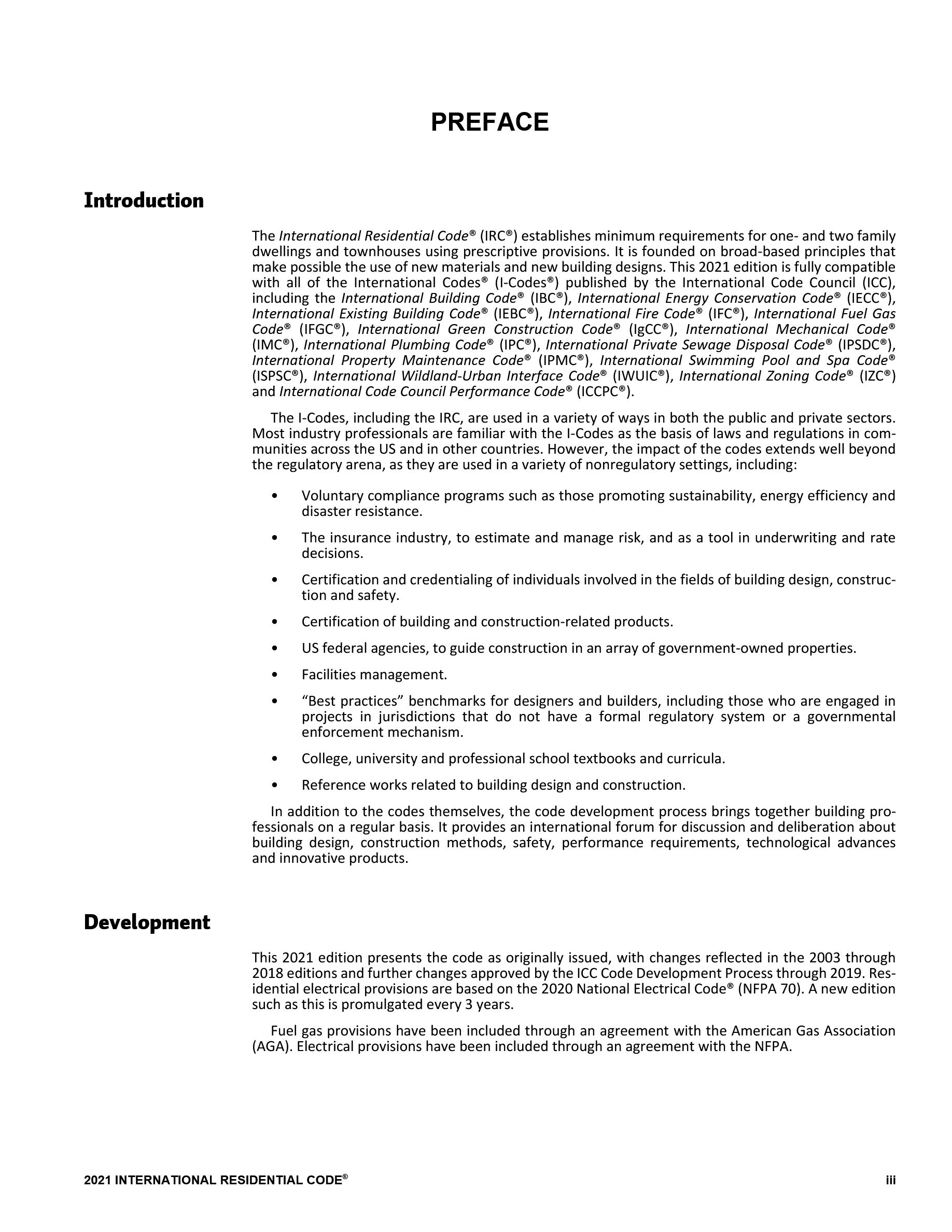 Cover preview — 2021 International Residential Code — Page 4