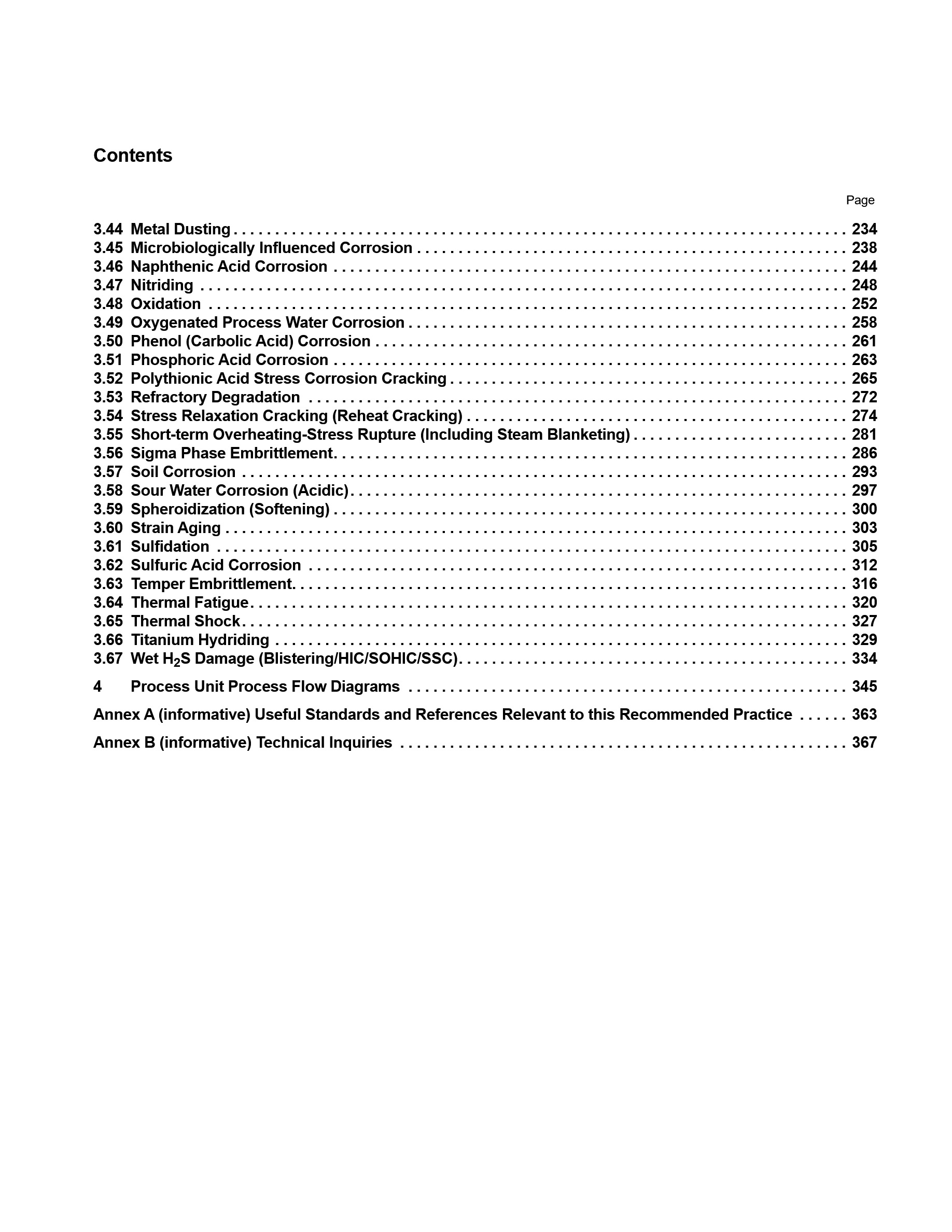 Cover preview — API RP 571 Damage Mechanisms Affecting Fixed Equipment in the Refining Industry, Third Edition — Page 6