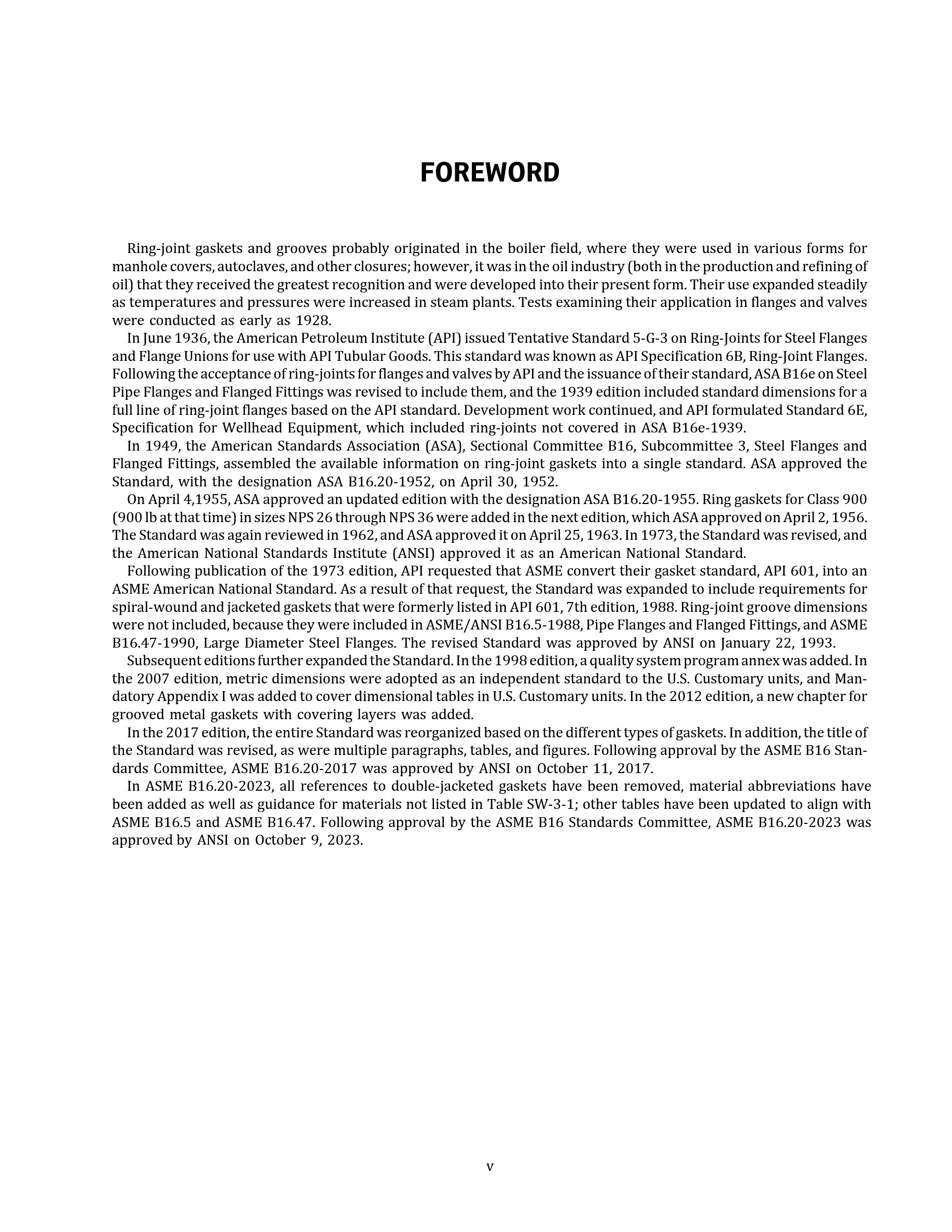 Cover preview — ASME B16.20-2023 Metallic Gaskets for Pipe Flanges — Page 6