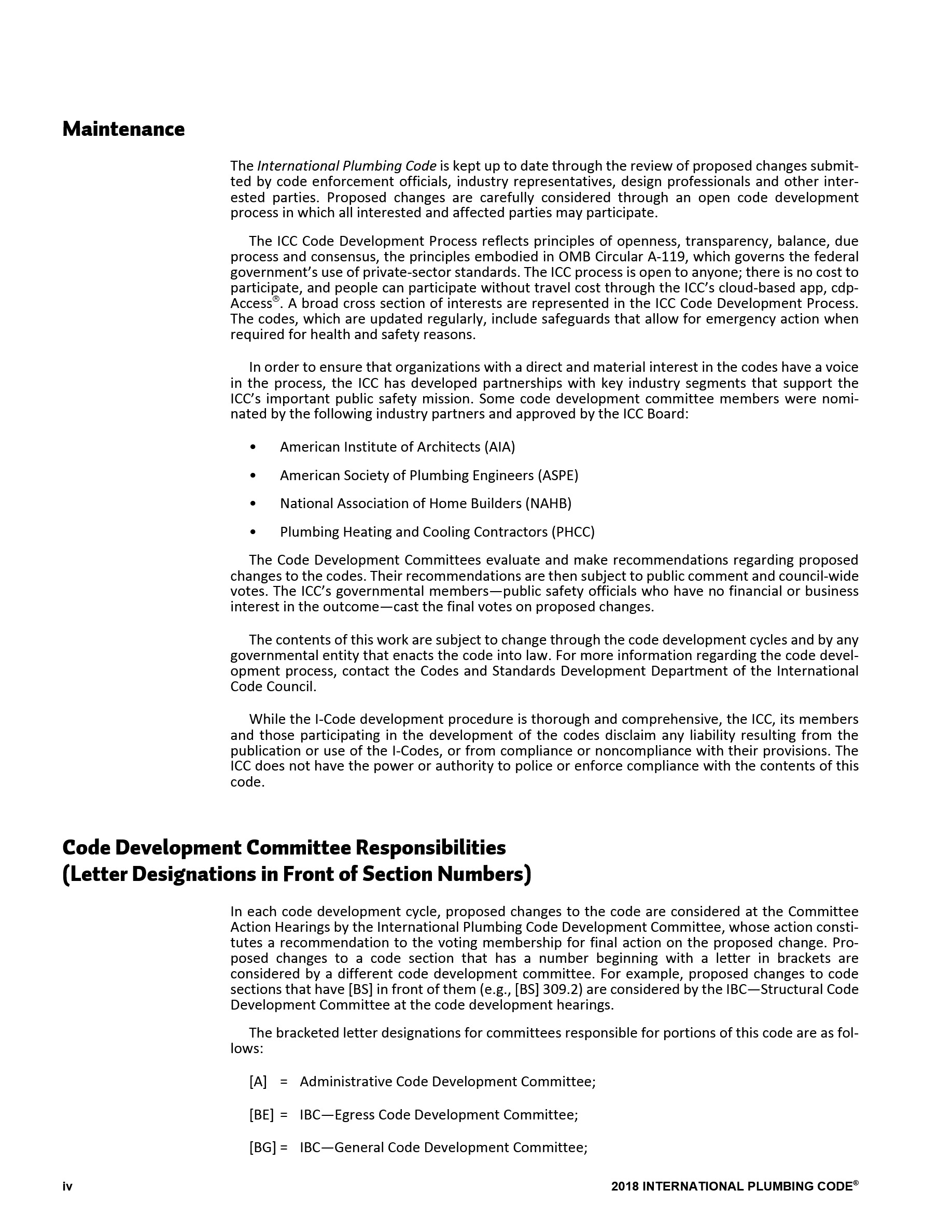 Cover preview — 2018 International Plumbing Code — Page 5