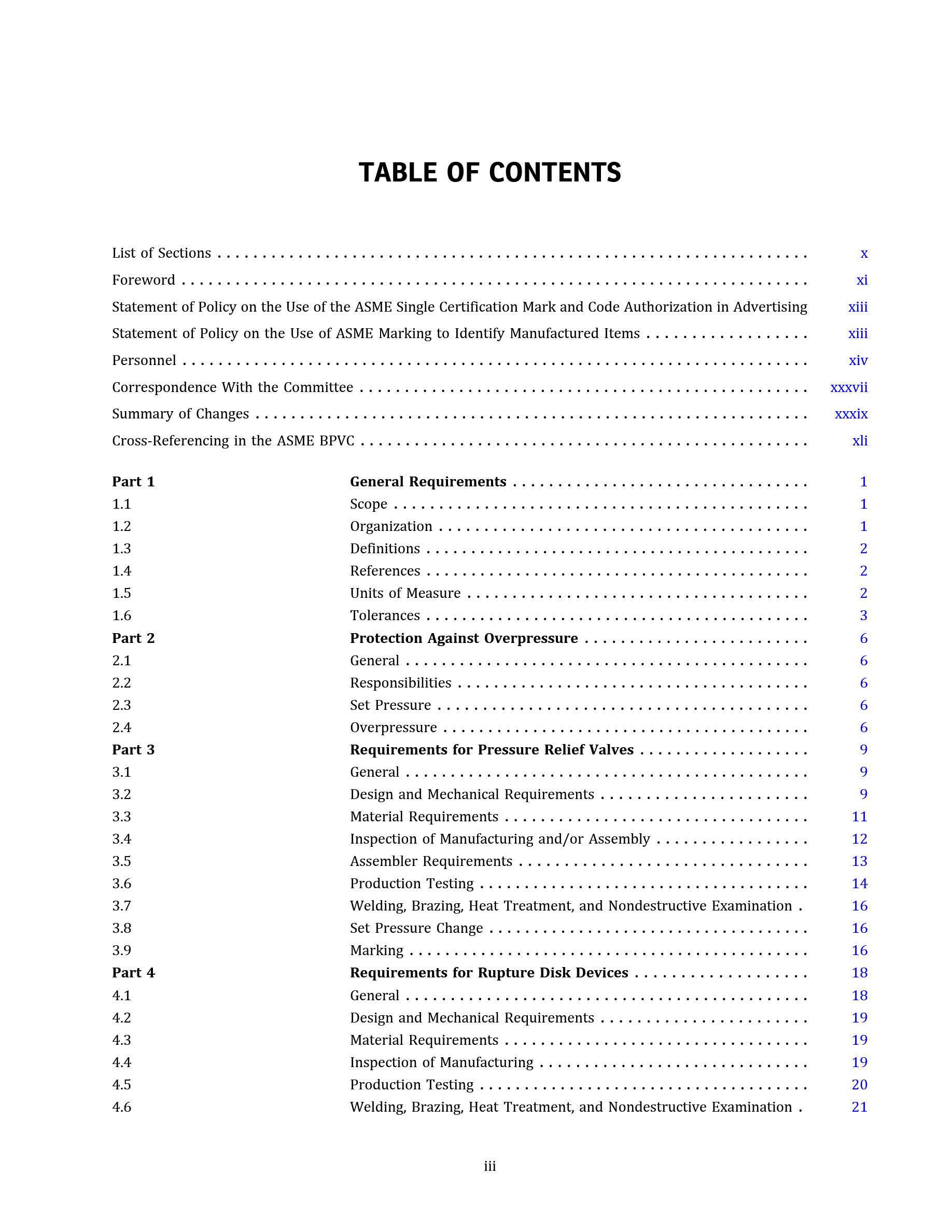 Cover preview — ASME BPVC.XIII-2025 Section XIII, Rules for Overpressure Protection — Page 5