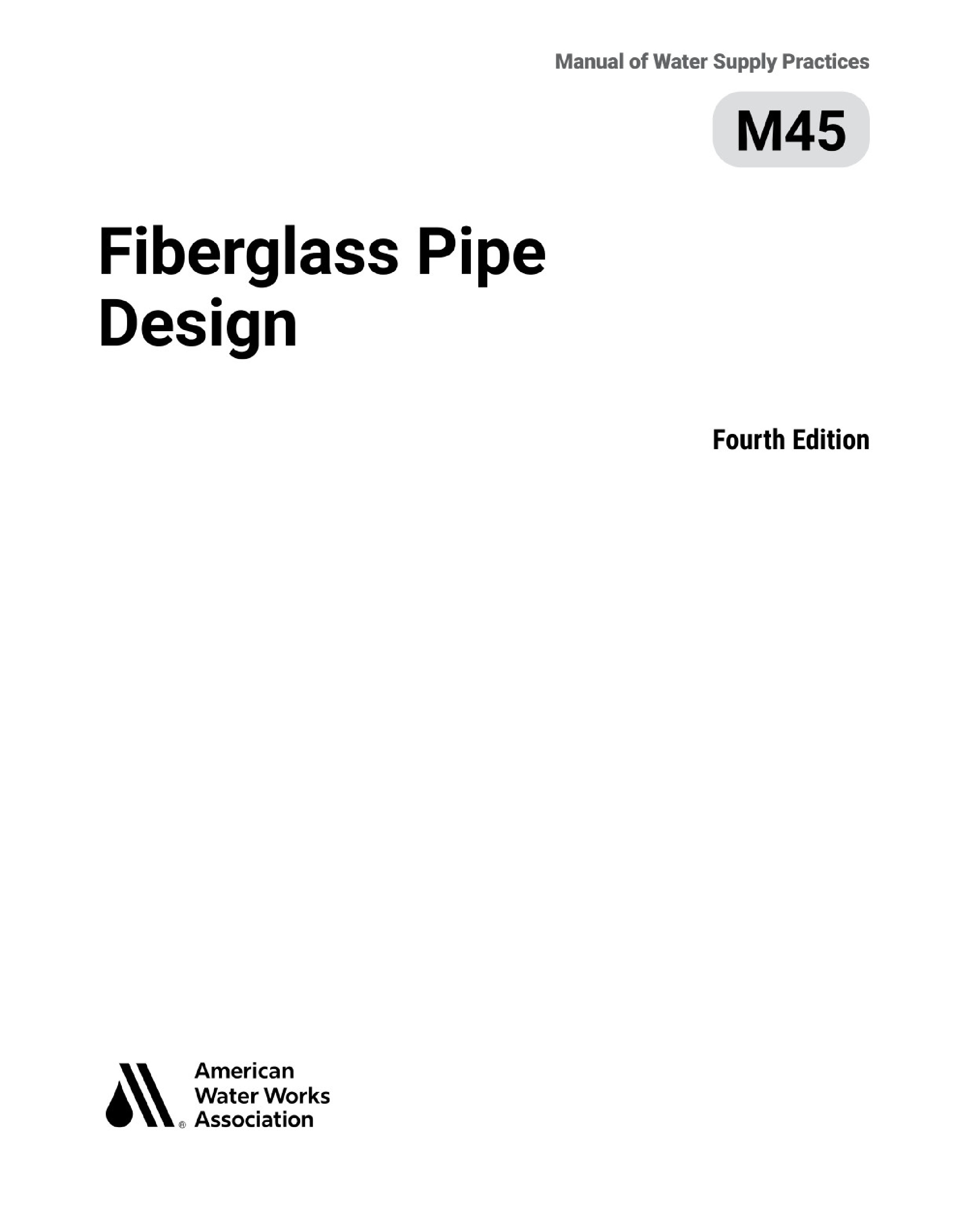 Cover preview — AWWA M45:2026 Fiberglass Pipe Design, Fourth Edition — Page 2