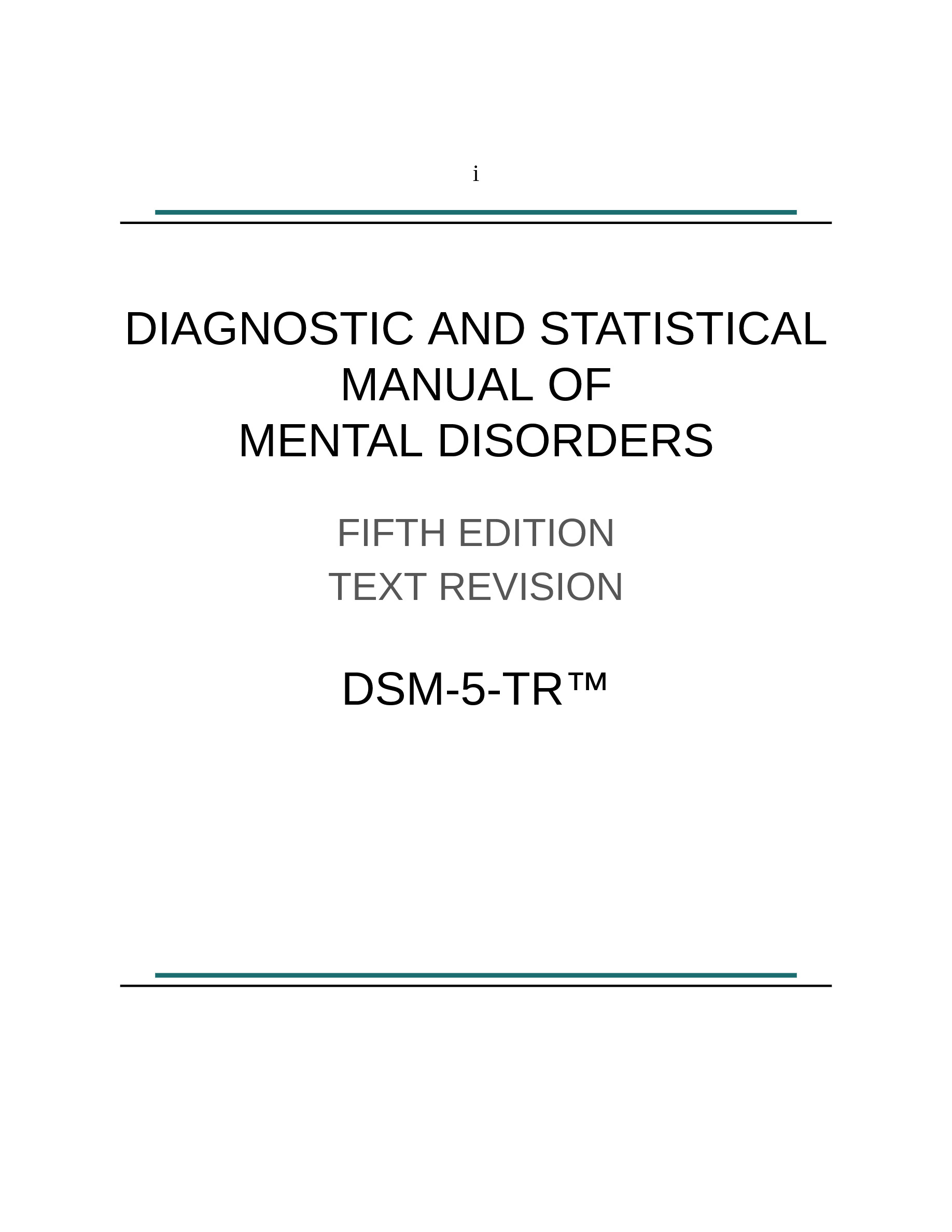 Cover preview — Diagnostic and Statistical Manual of Mental Disorders, Text Revision Dsm-5-tr 5th Edition — Page 4