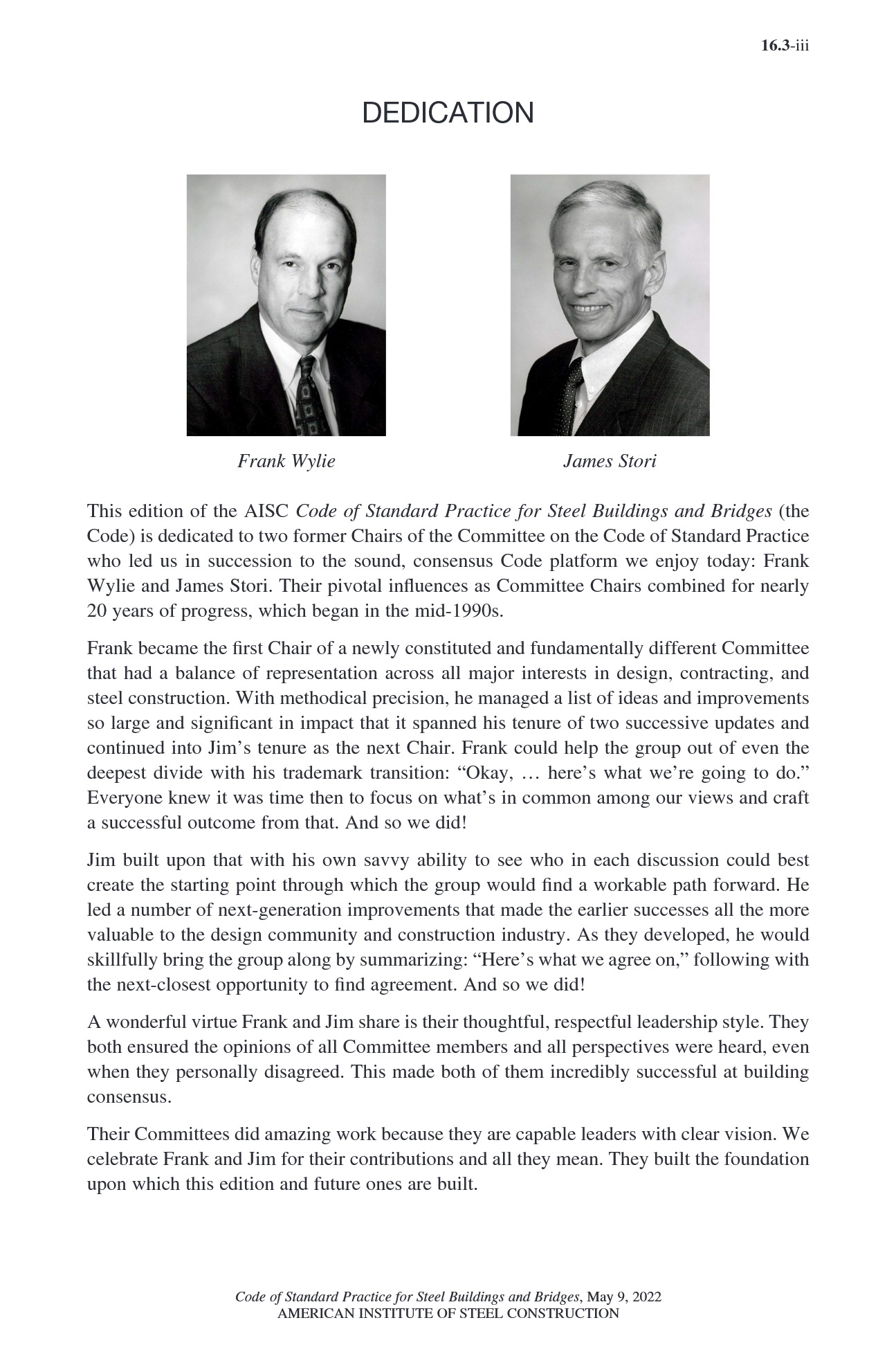 Cover preview — AISC 303-22 Code of Standard Practice for Steel Buildings and Bridges — Page 4