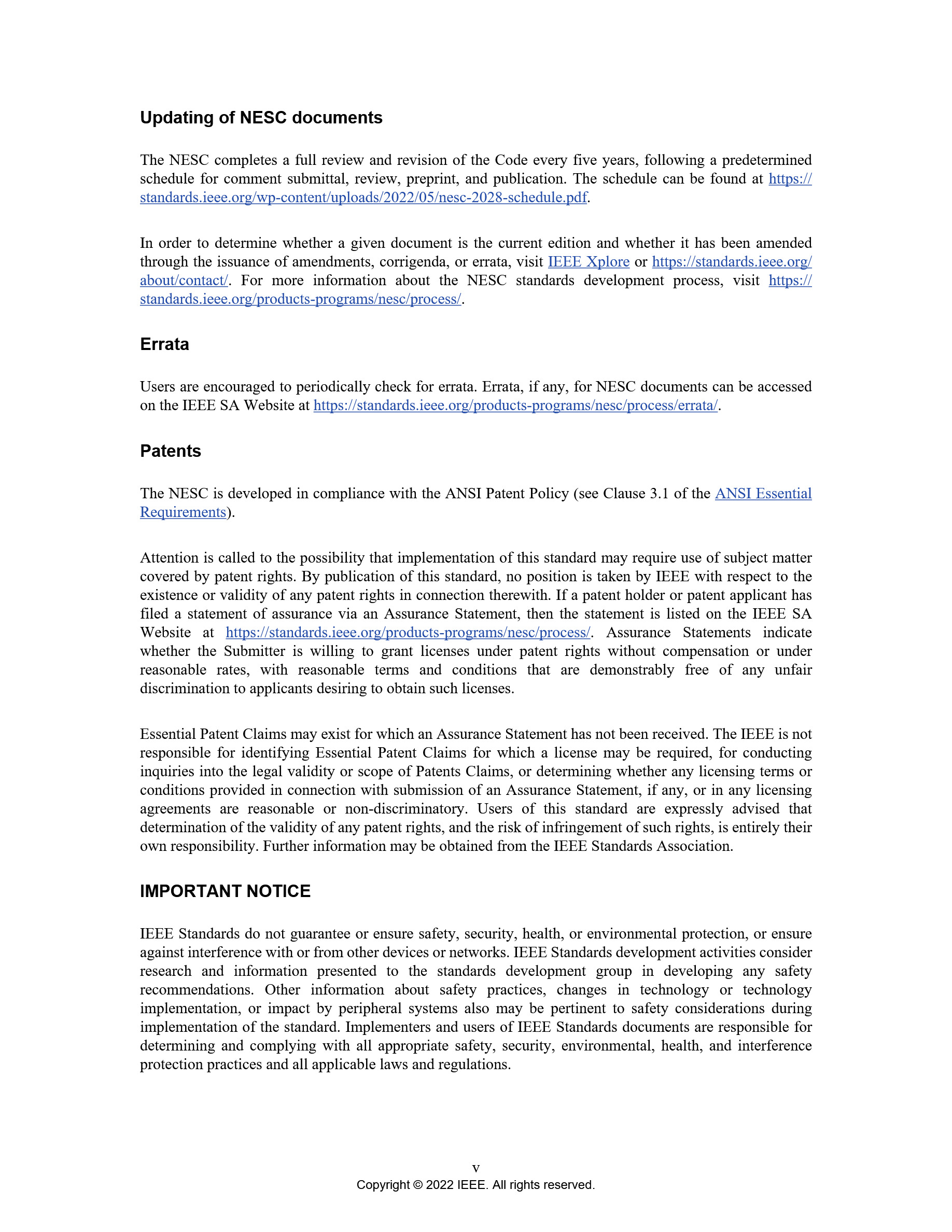 Cover preview — IEEE C2 National Electrical Safety Code (NESC) — Page 6