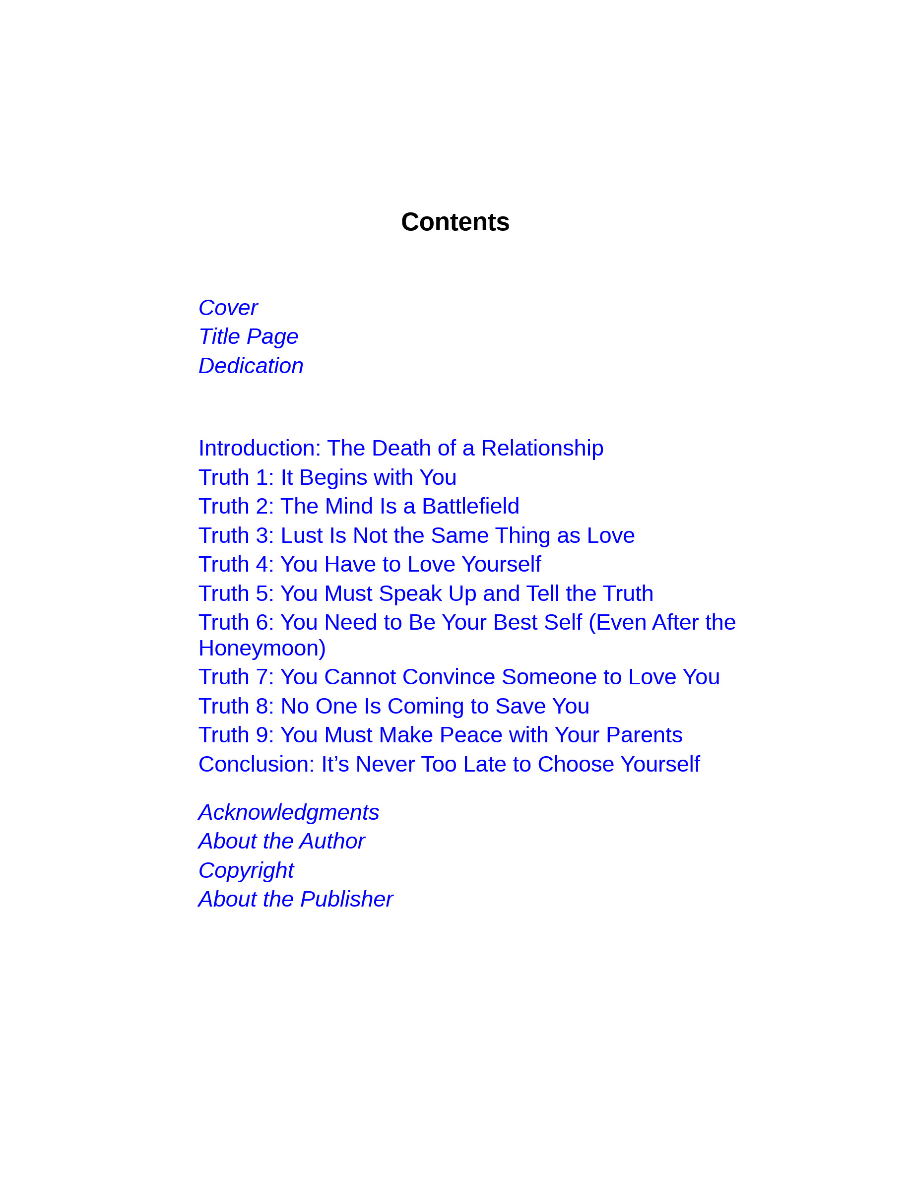 Cover preview — It Begins with You: The 9 Hard Truths About Love That Will Change Your Life — Page 5