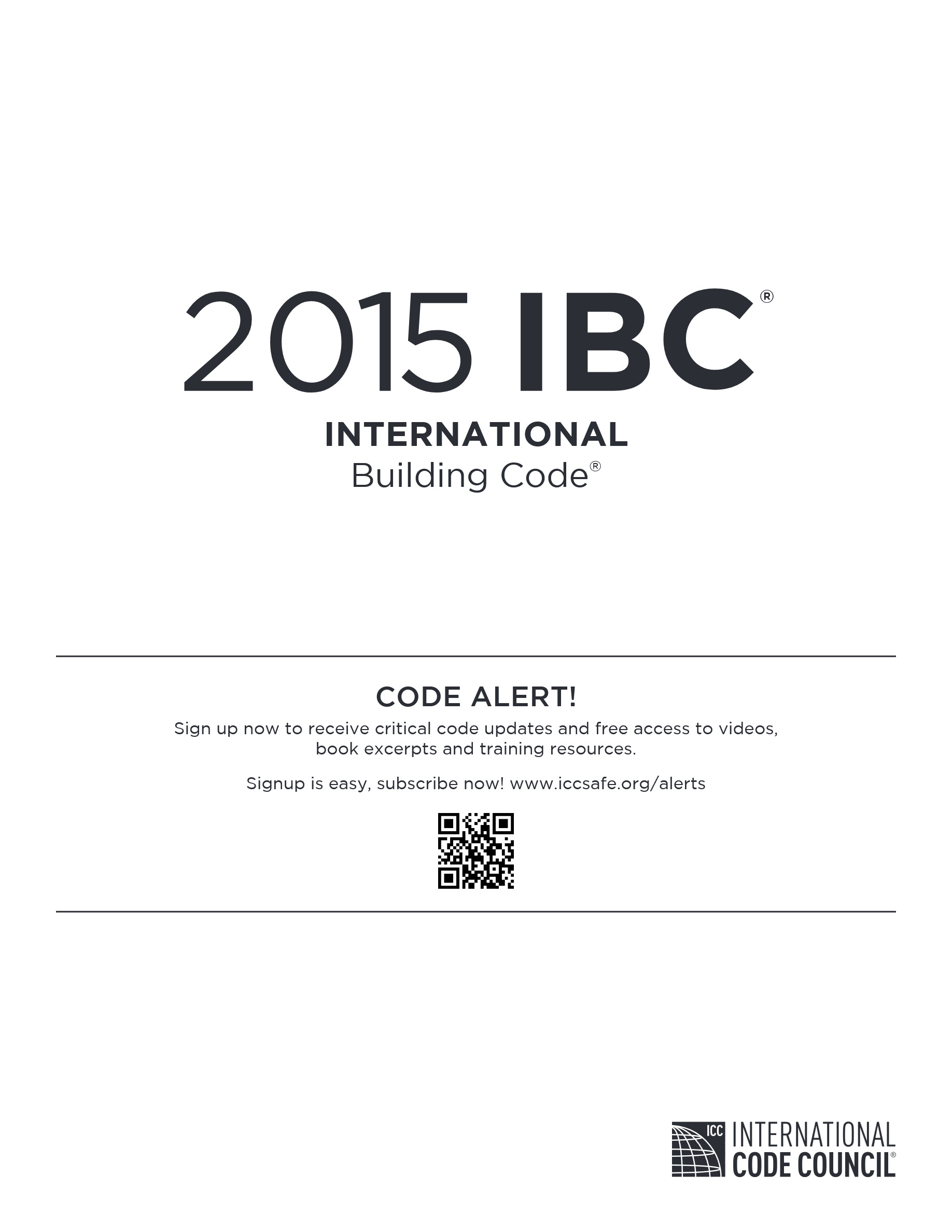 Cover preview — 2015 International Building Code — Page 2