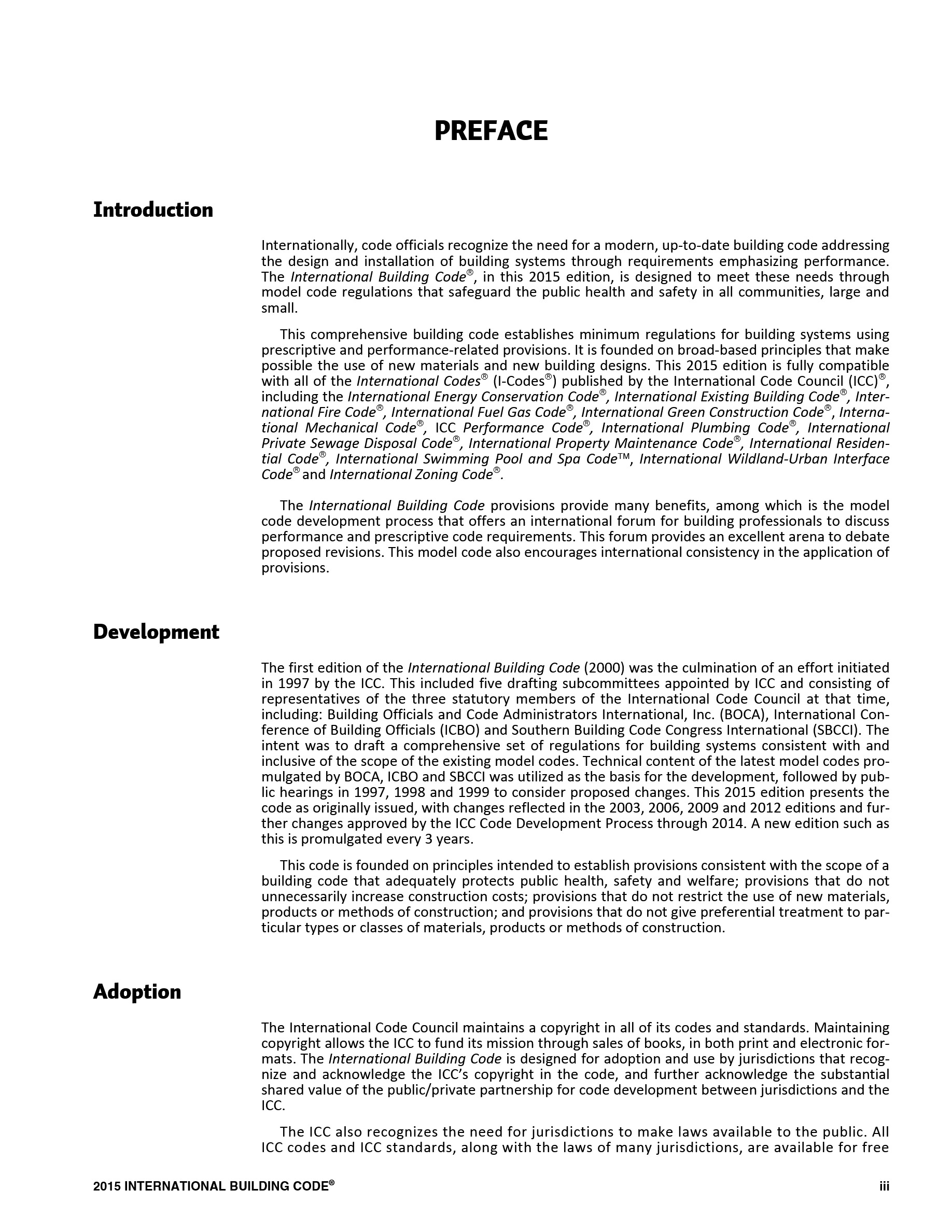 Cover preview — 2015 International Building Code — Page 4