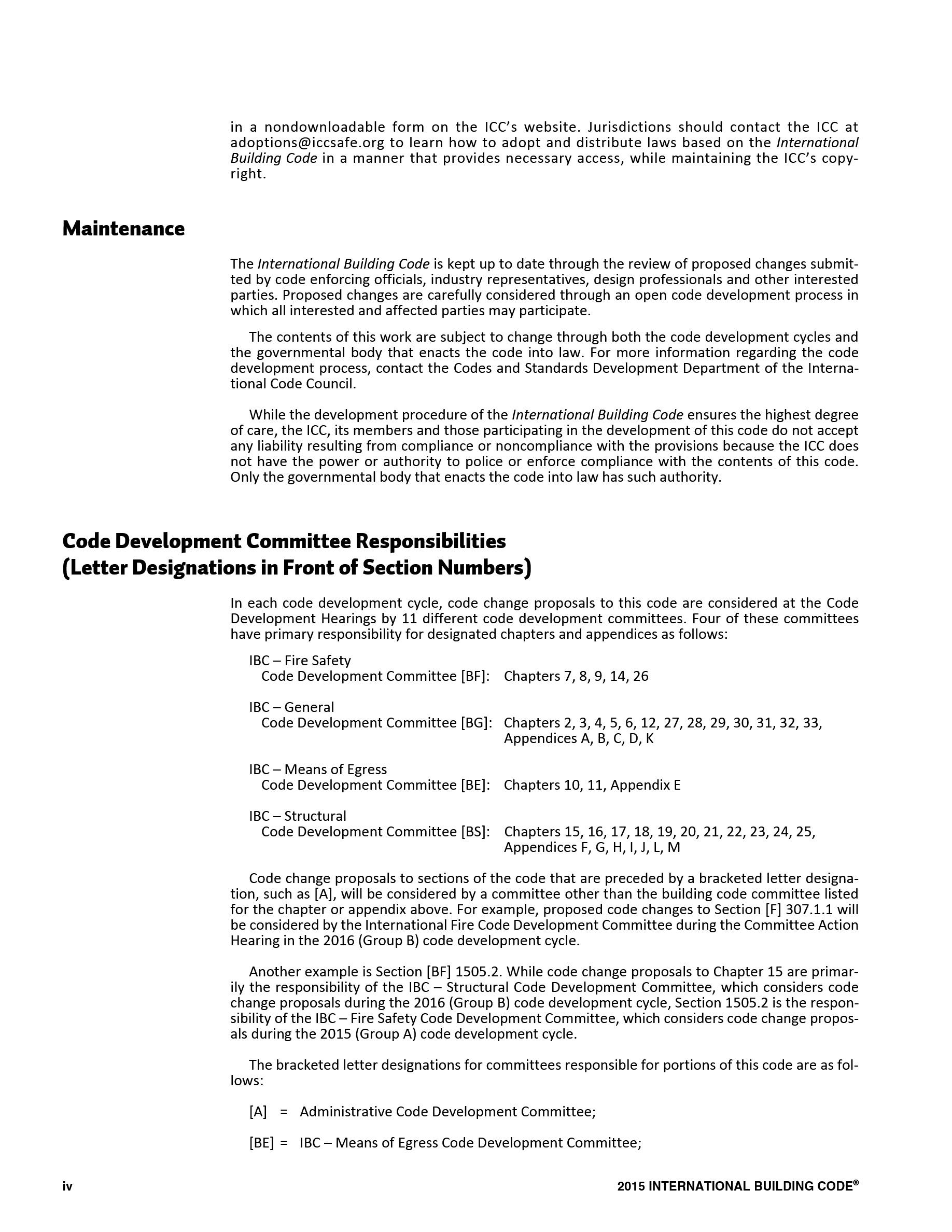Cover preview — 2015 International Building Code — Page 5