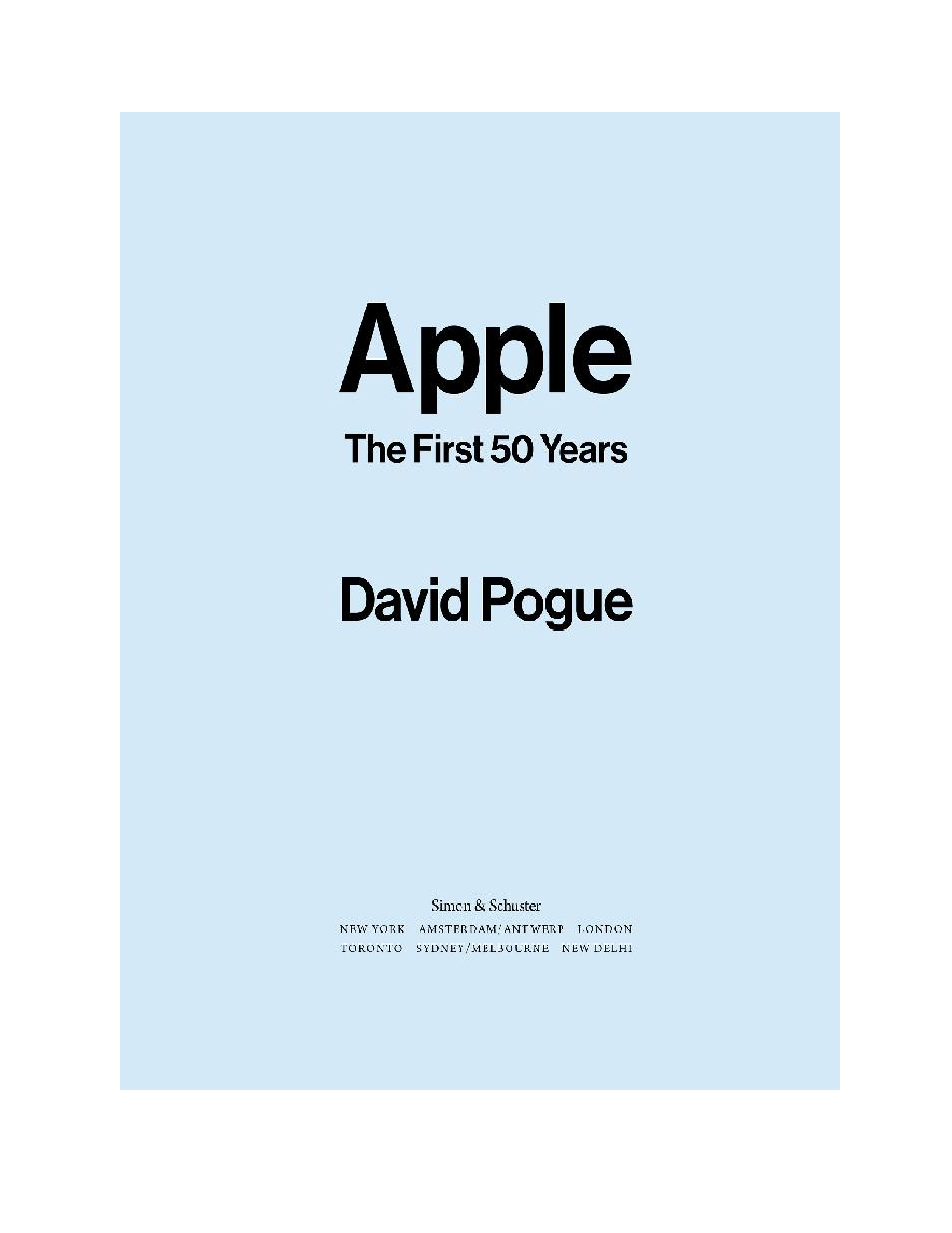 Cover preview — Apple: The First 50 Years — Page 3