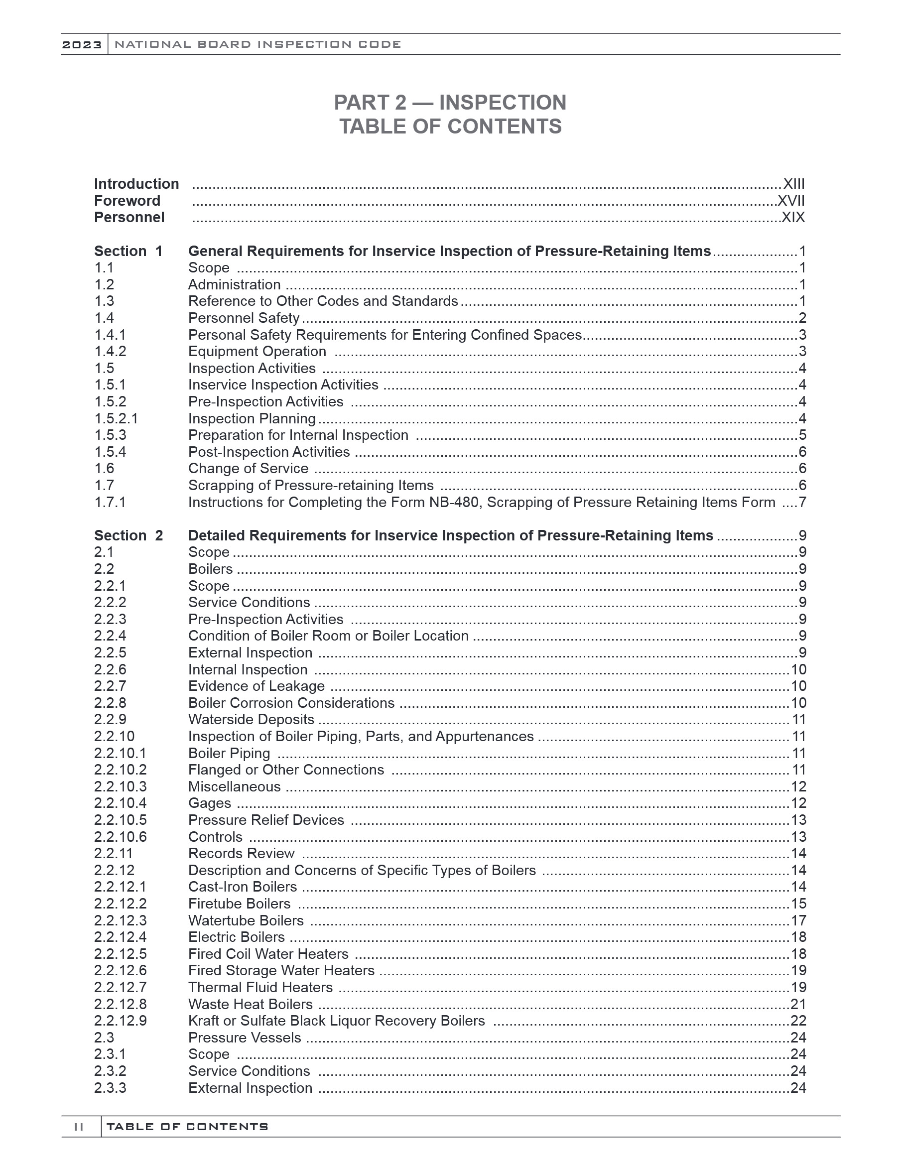 Cover preview — NBBI NB 23 (NBIC) NATIONAL BOARD INSPECTION CODE (NBIC) - 4 VOLUME SET (PARTS 1-4) — Page 3