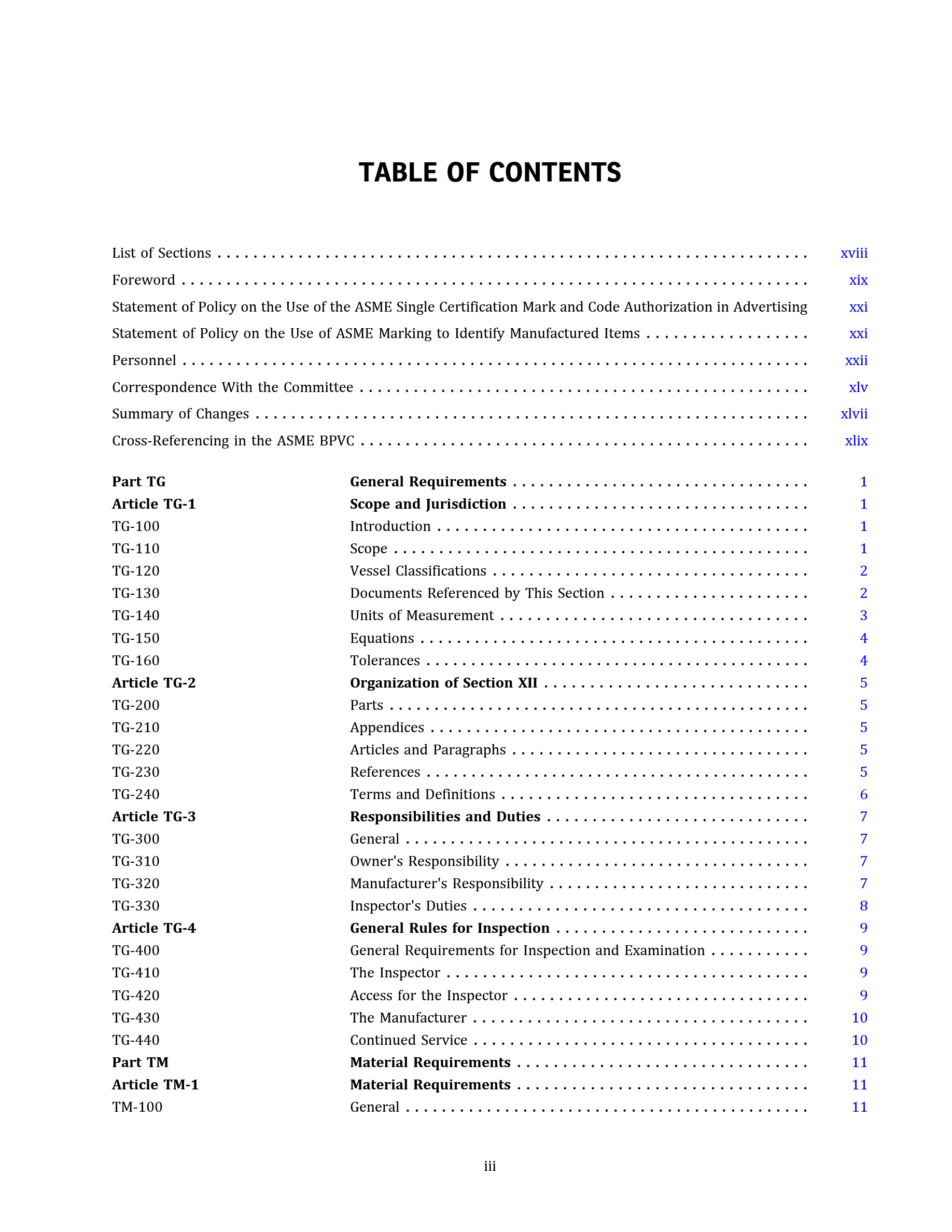 Cover preview — ASME BPVC.XII-2025 Section XII - Rules for Construction and Continued Service of Transport Tanks — Page 5