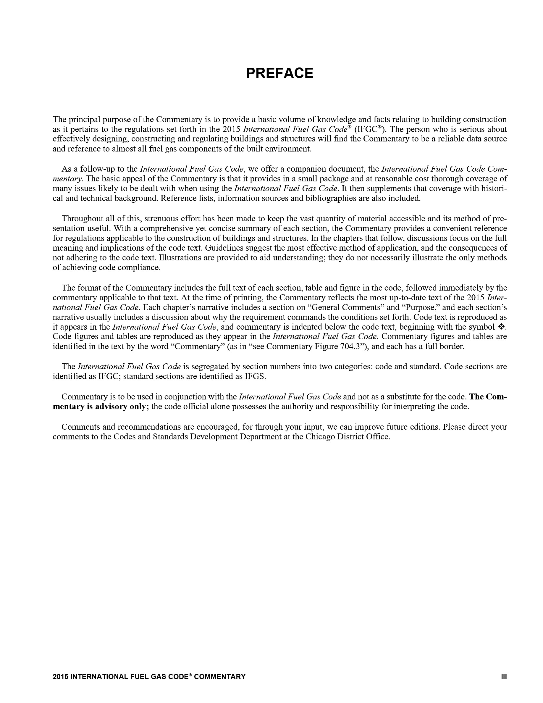Cover preview — 2015 International Fuel Gas Code and Commentary — Page 4