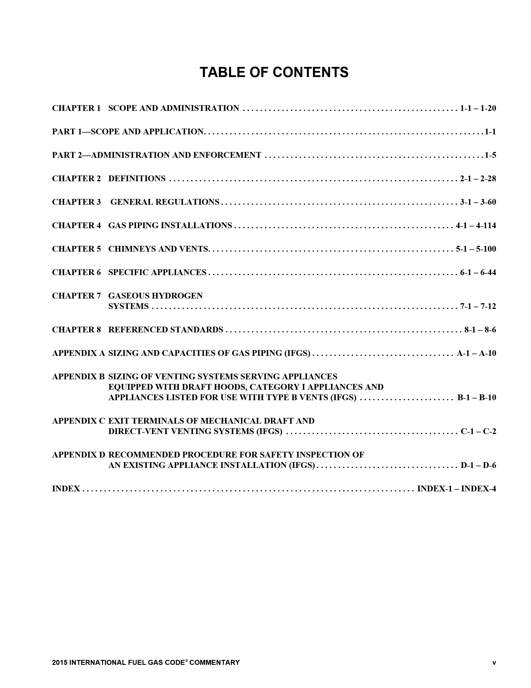 Cover preview — 2015 International Fuel Gas Code and Commentary — Page 6