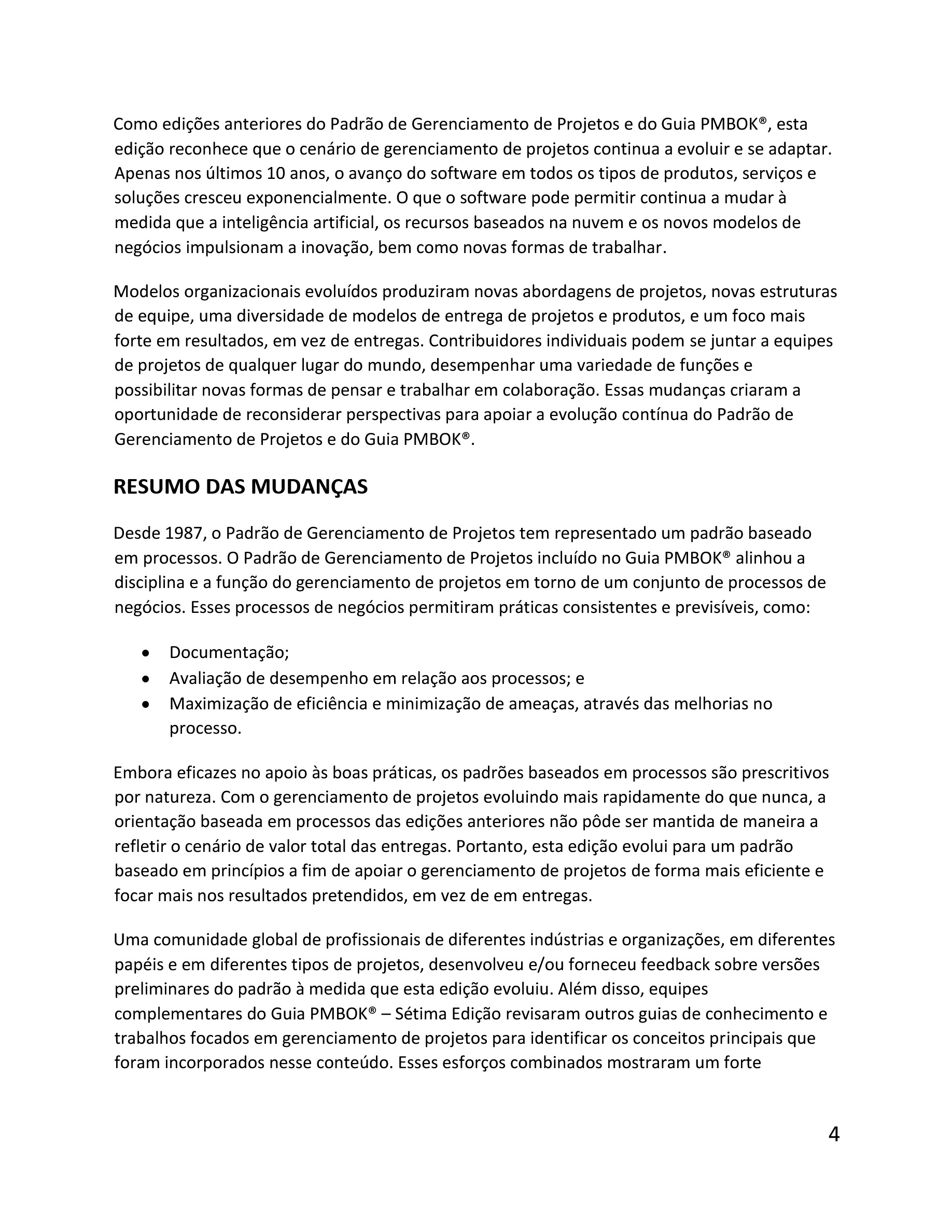 Cover preview — A Guide to the Project Management Body of Knowledge (PMBOK® Guide) – Seventh Edition and The Standard for Project Management (PORTUGUESE) (Portuguese Edition) — Page 4