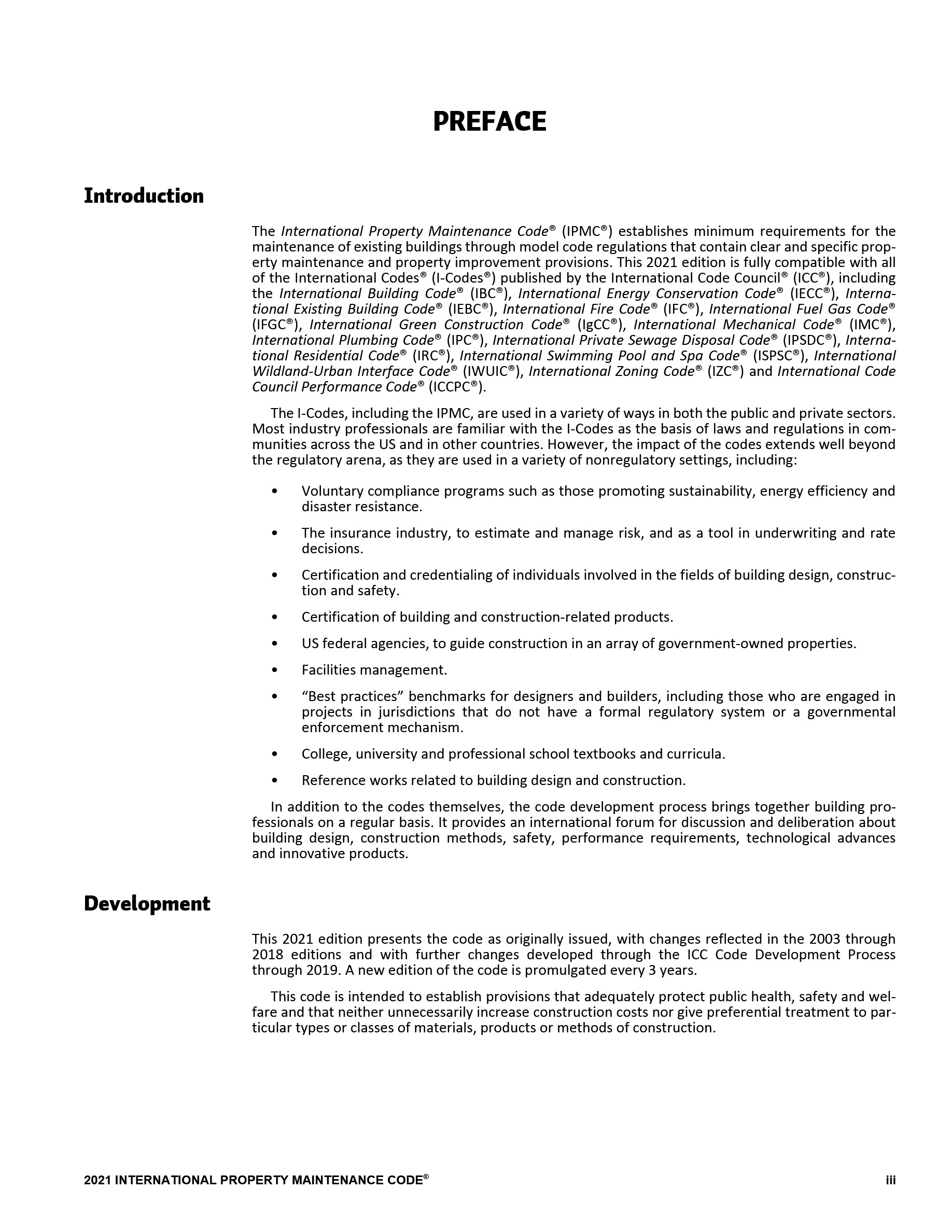 Cover preview — 2021 International Property Maintenance Code — Page 4