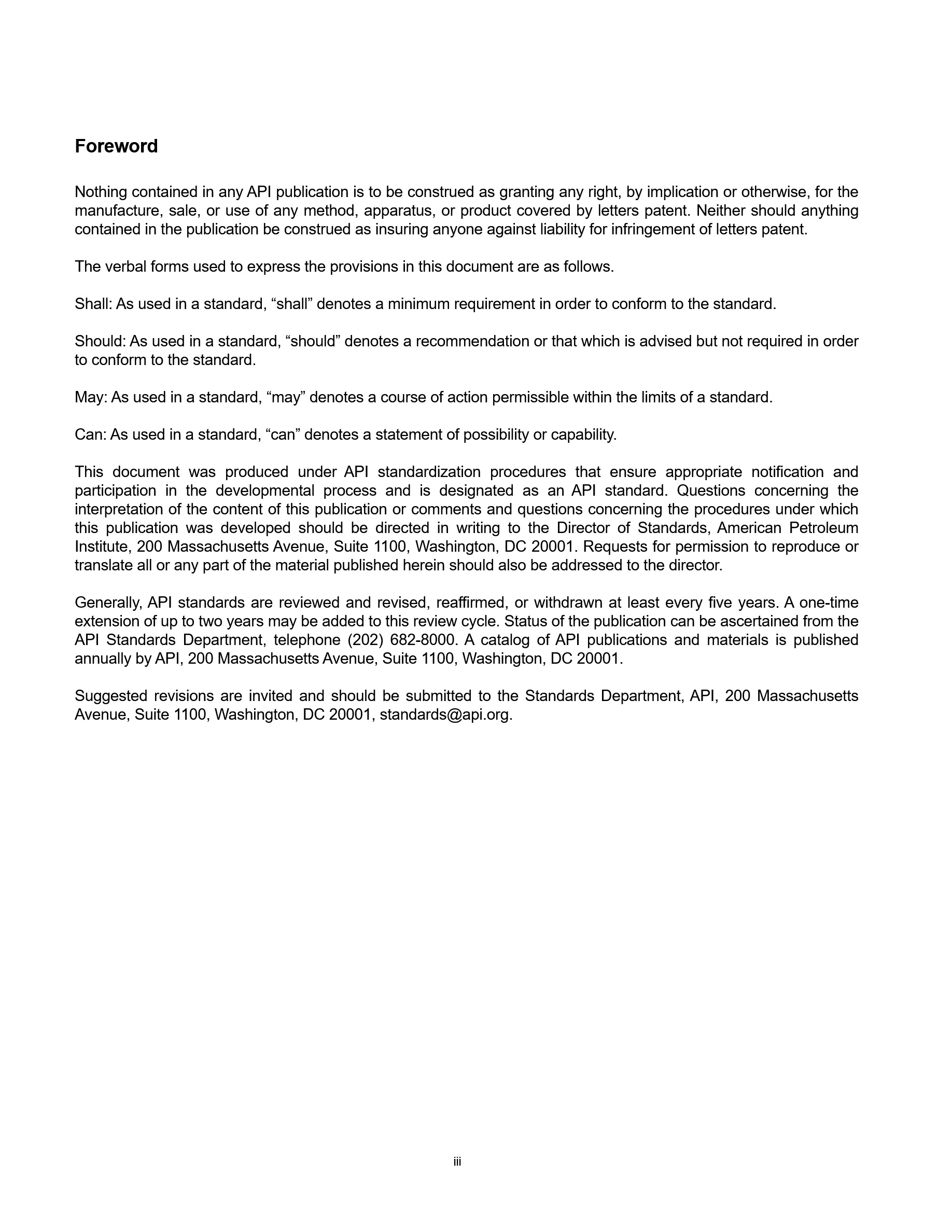 Cover preview — API Std 520, Part 2 Sizing, Selection, and Installation of Pressure-relieving Devices: Part II - Installation, Seventh Edition — Page 3