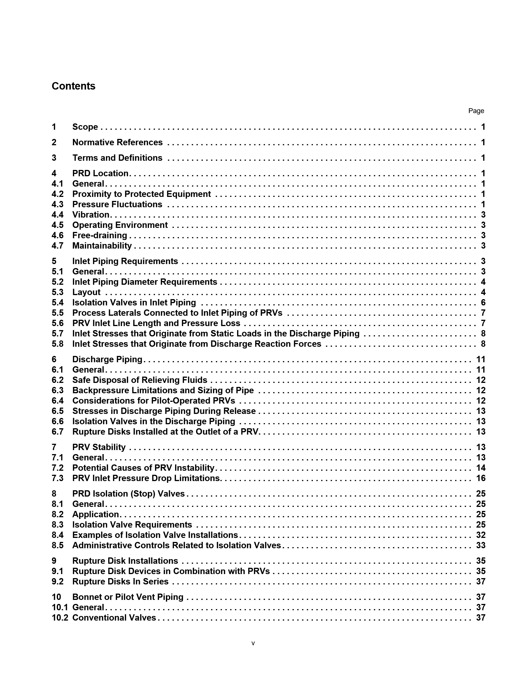Cover preview — API Std 520, Part 2 Sizing, Selection, and Installation of Pressure-relieving Devices: Part II - Installation, Seventh Edition — Page 5