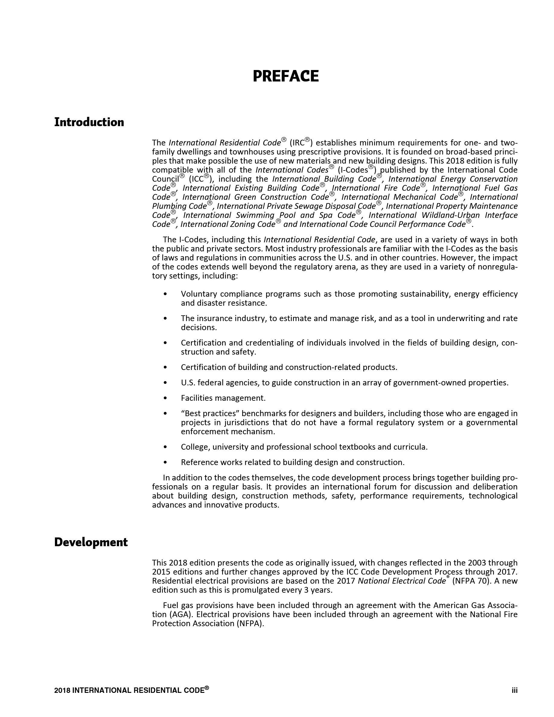 Cover preview — 2018 International Residential Code — Page 4