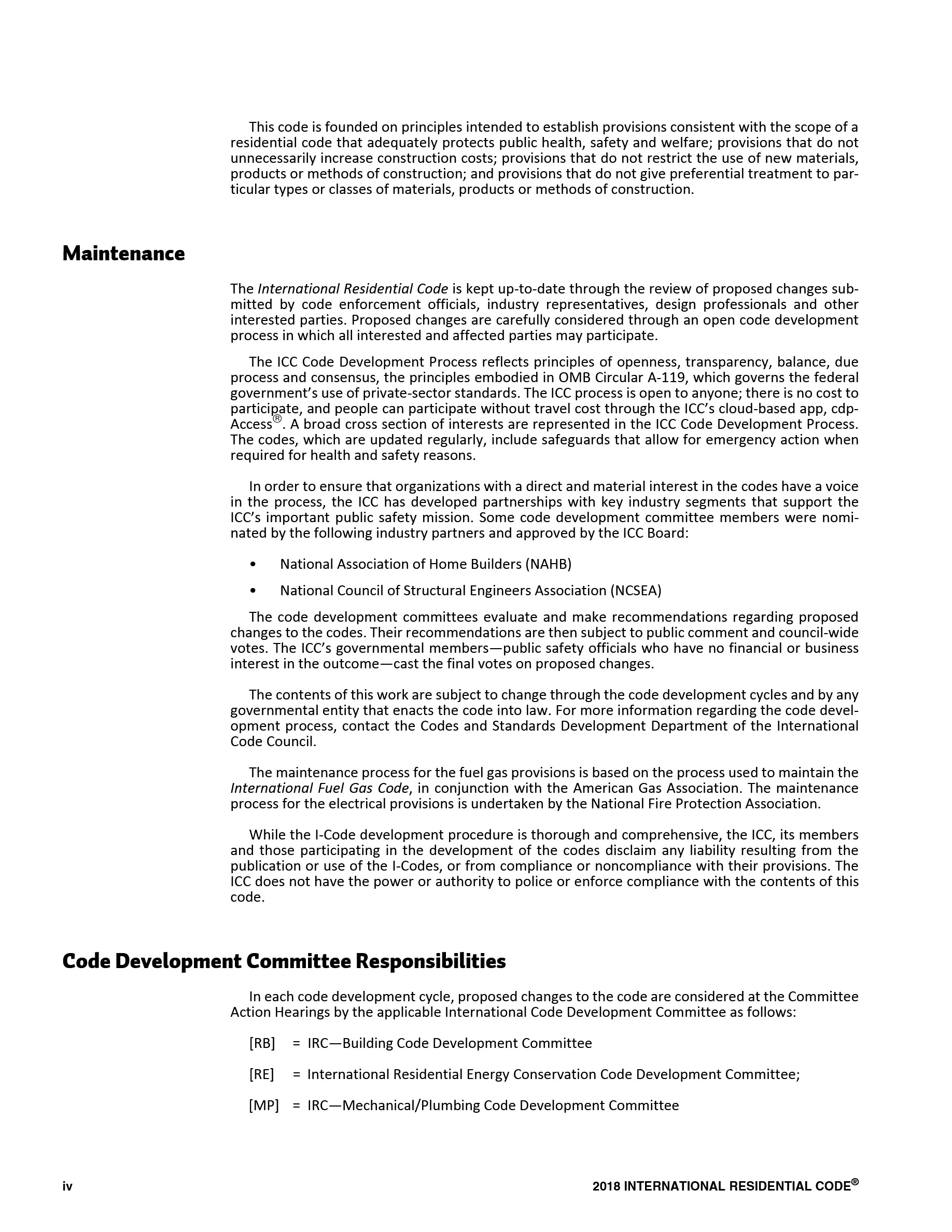 Cover preview — 2018 International Residential Code — Page 5
