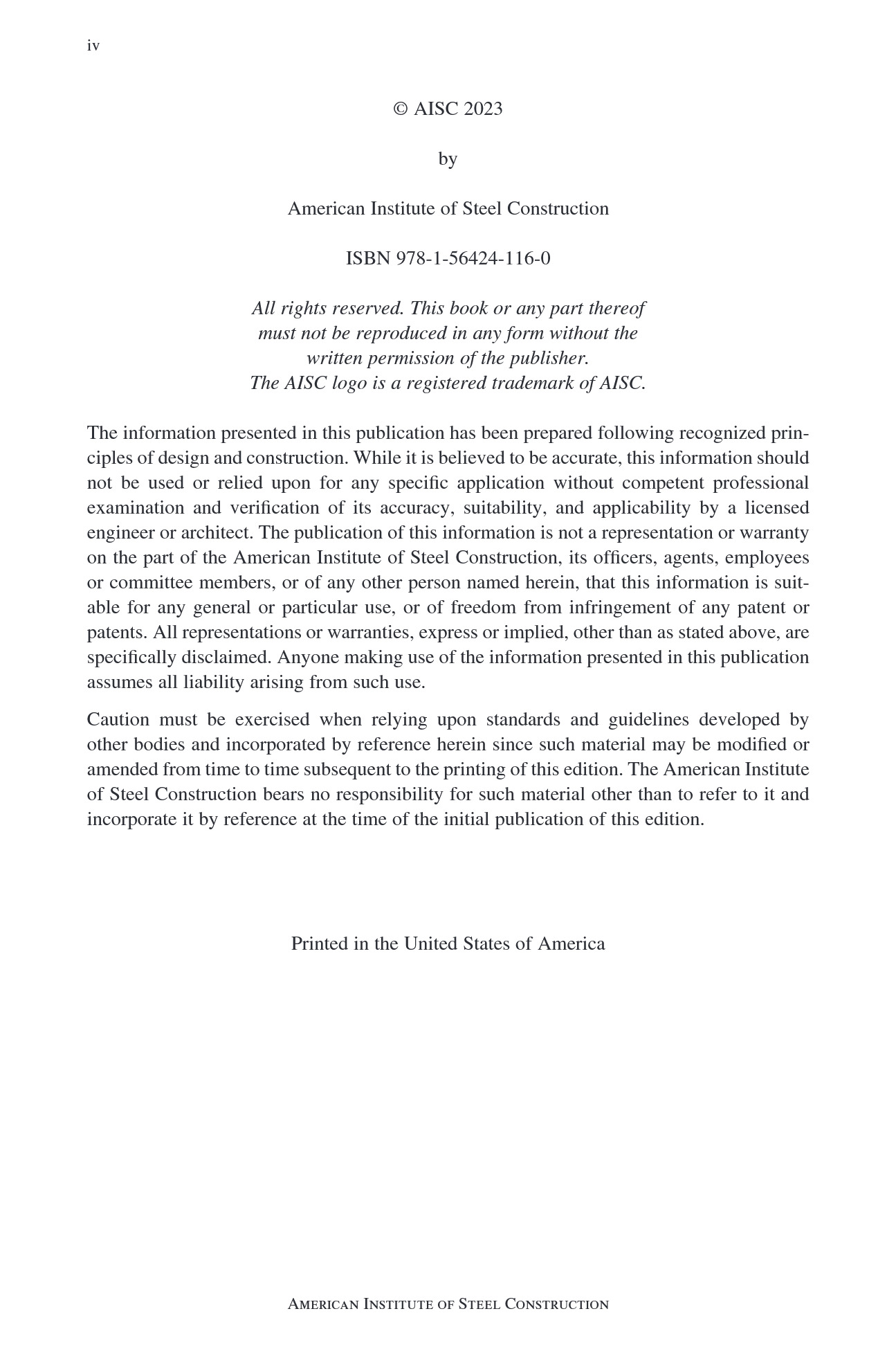 Cover preview — AISC Steel Design + Welding Pack | AISC 325-23 + AWS D1.1/D1.1M — Page 6