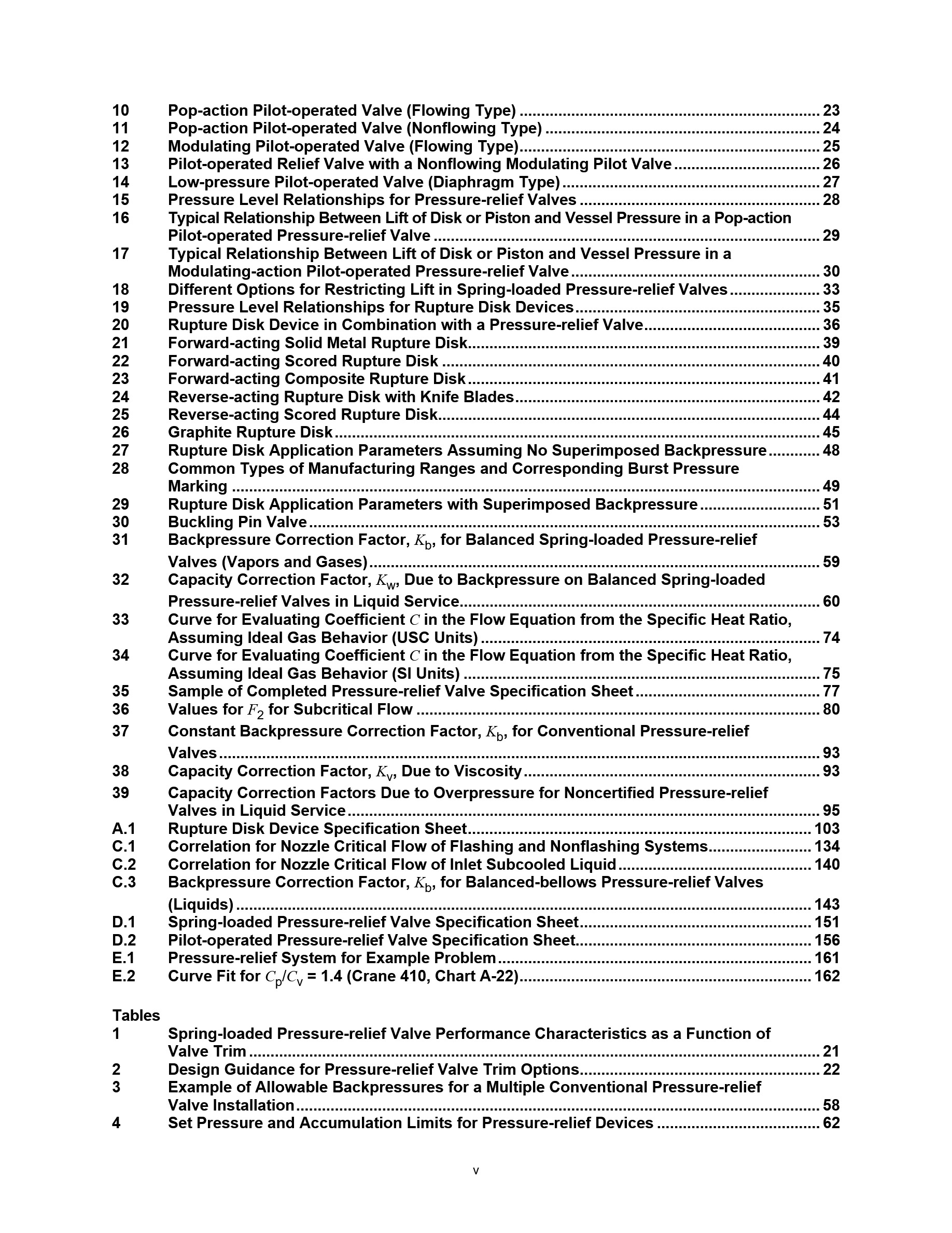 Cover preview — API Std 520, Part 1 Sizing, Selection, and Installation of Pressure-relieving Devices Part I - Sizing and Selection, Tenth Edition — Page 5