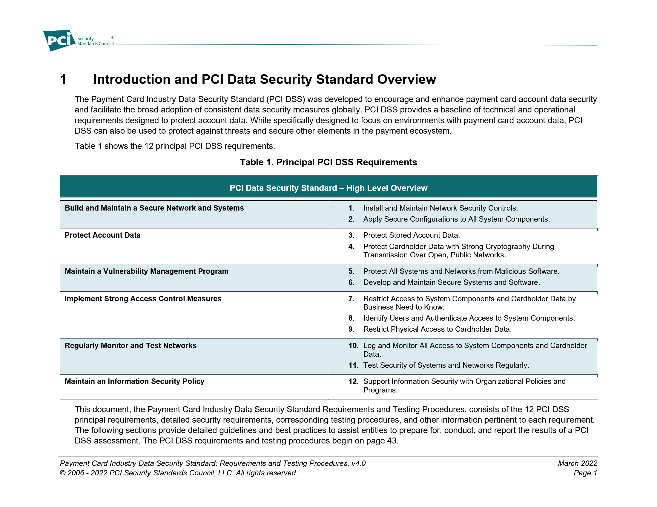 Cover preview — PCI DSS Version 4.0 — A Guide to the Payment Card Industry Data Security Standard — Page 5