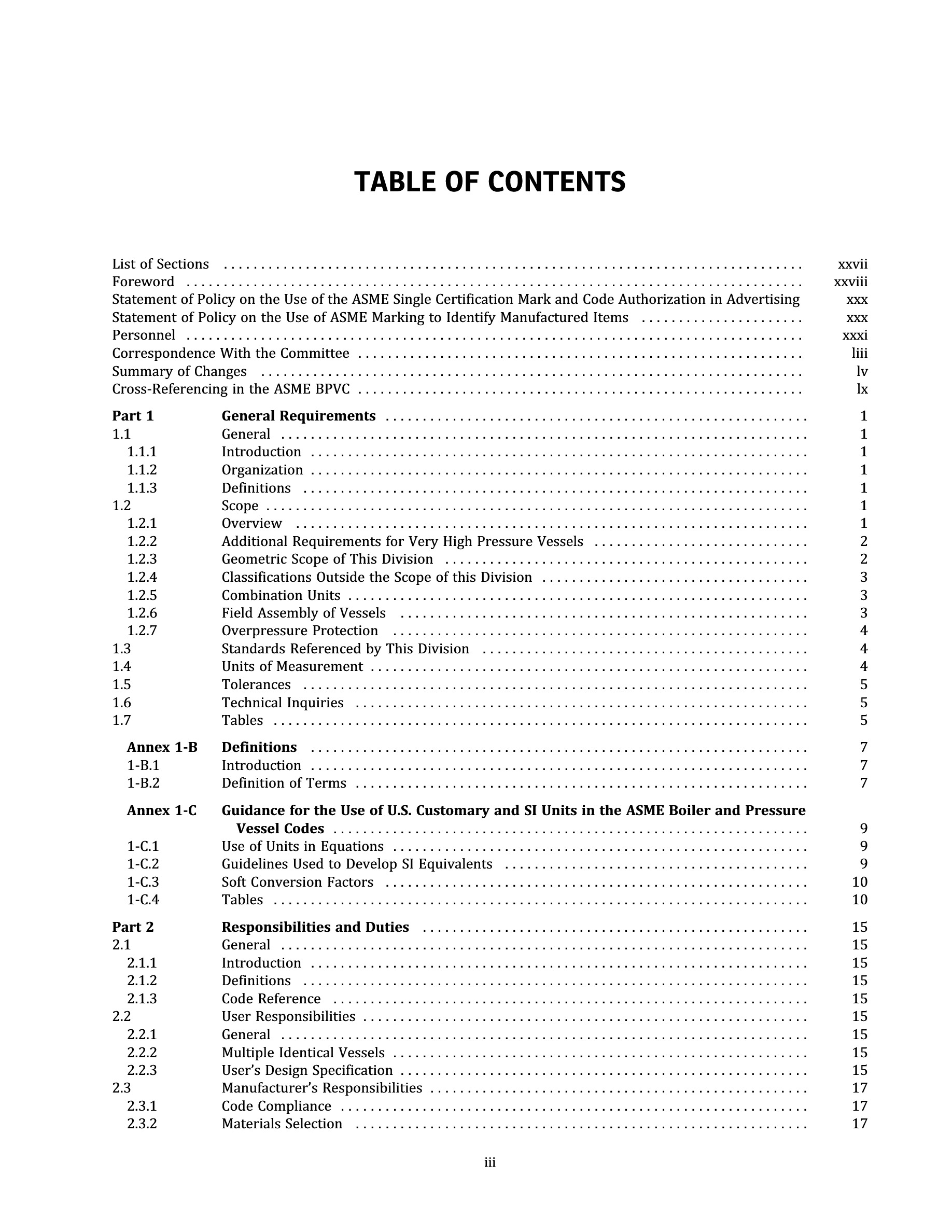Cover preview — ASME BPVC.VIII.2-2023 Boiler and Pressure Vessel Code, Section VIII: Rules for Construction of Pressure Vessels - Division 2: Alternative Rules — Page 5