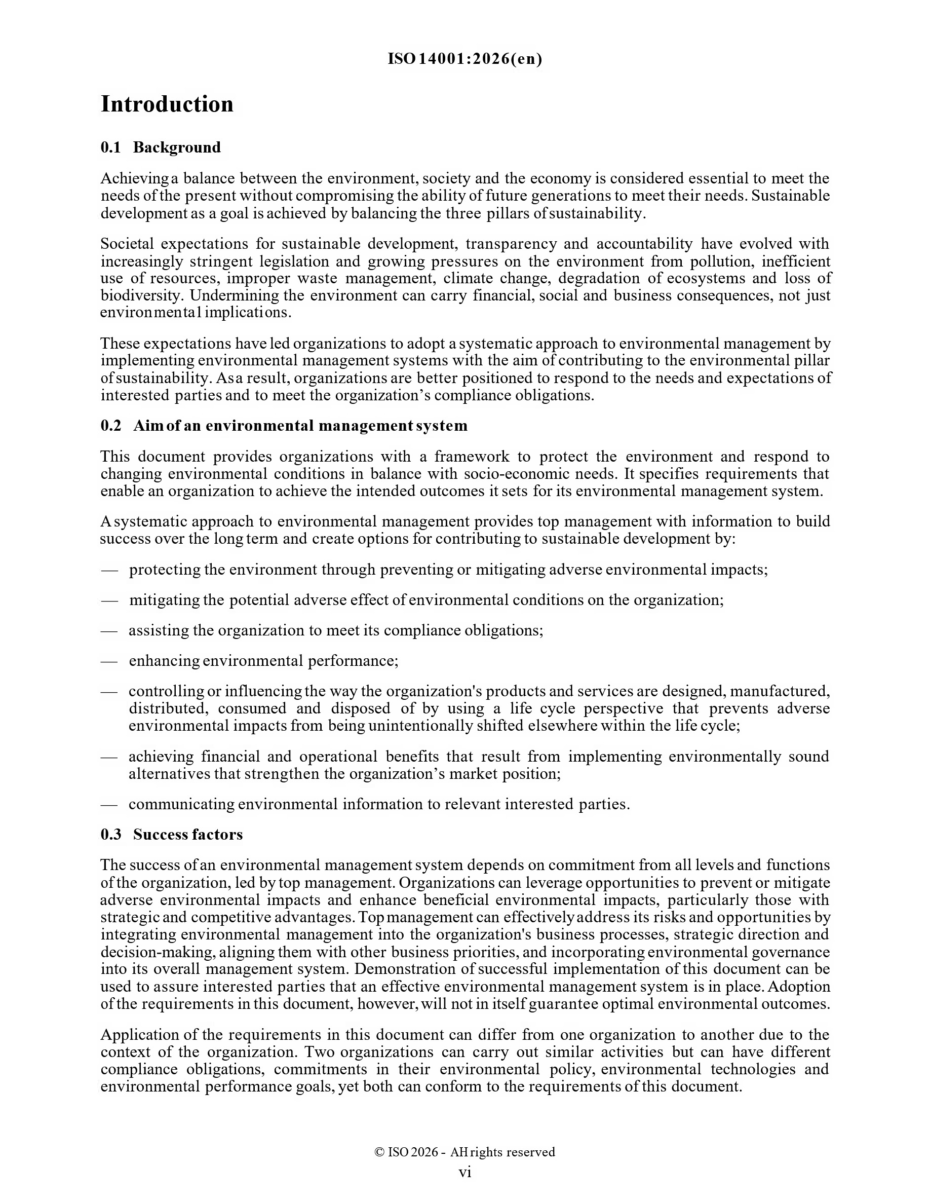 Cover preview — ISO 14001 - 2026 Environmental management systems - Requirements with guidance for use — Page 6