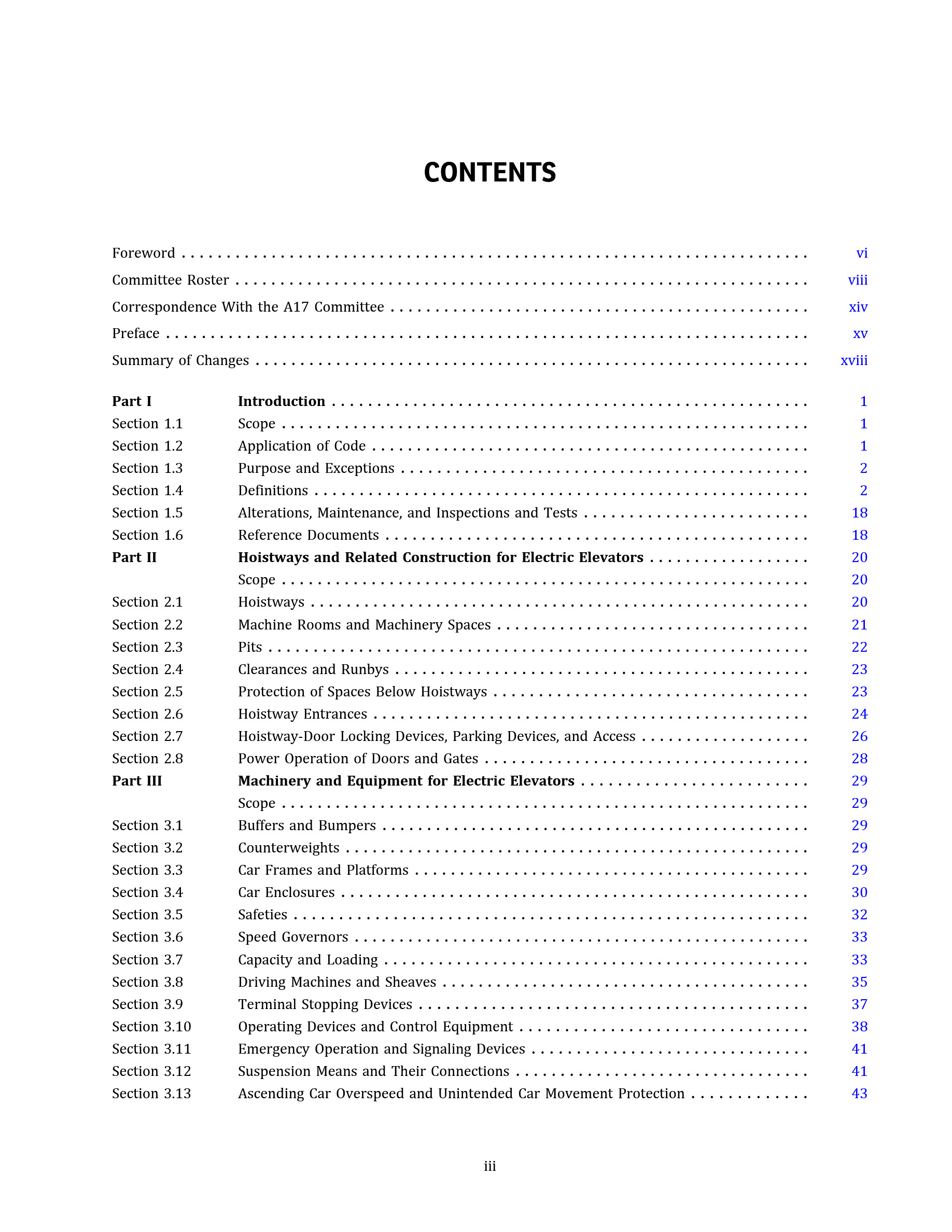 Cover preview — ASME A17.3-2023 Safety Code for Existing Elevators and Escalators — Page 4