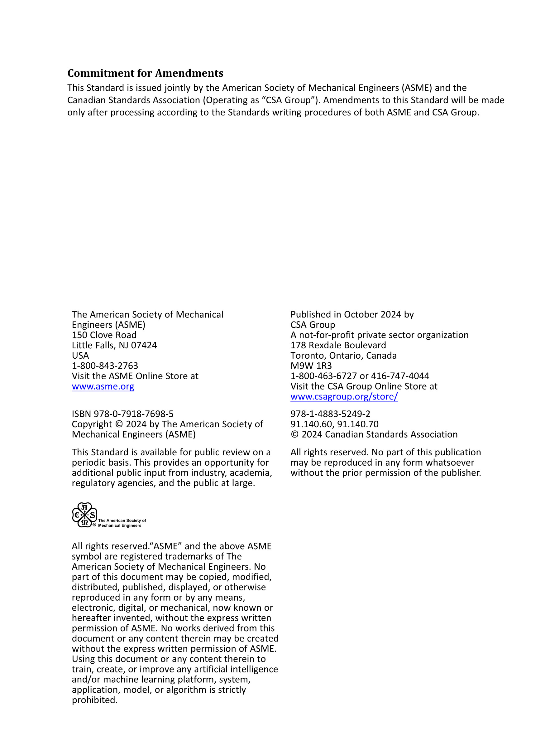Cover preview — CSA B125.1:24/ASME A112.18.1-2024 Plumbing Supply Fittings — Page 6