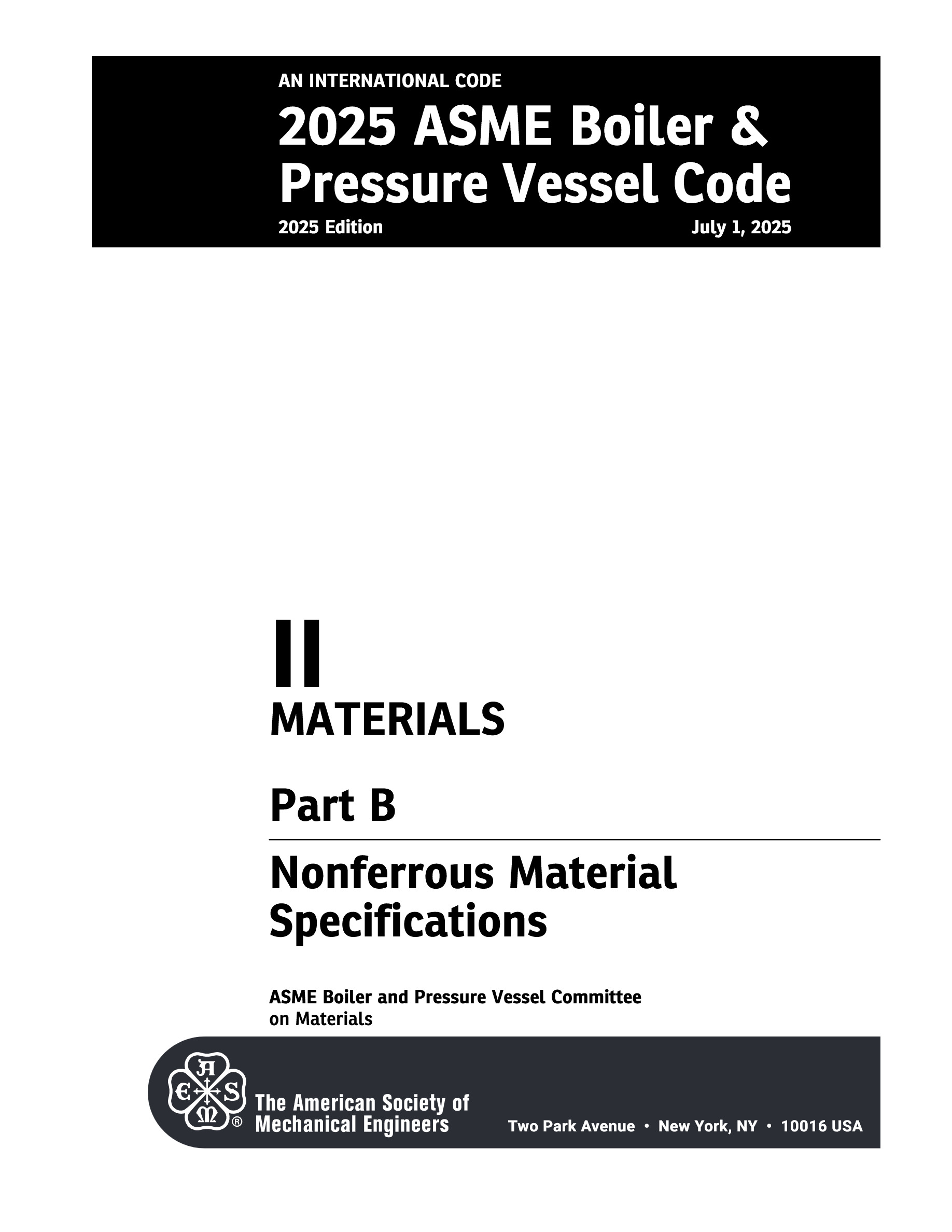 Cover preview — ASME BPVC.II.B-2025 Section II Part B - Nonferrous Material Specifications — Page 3